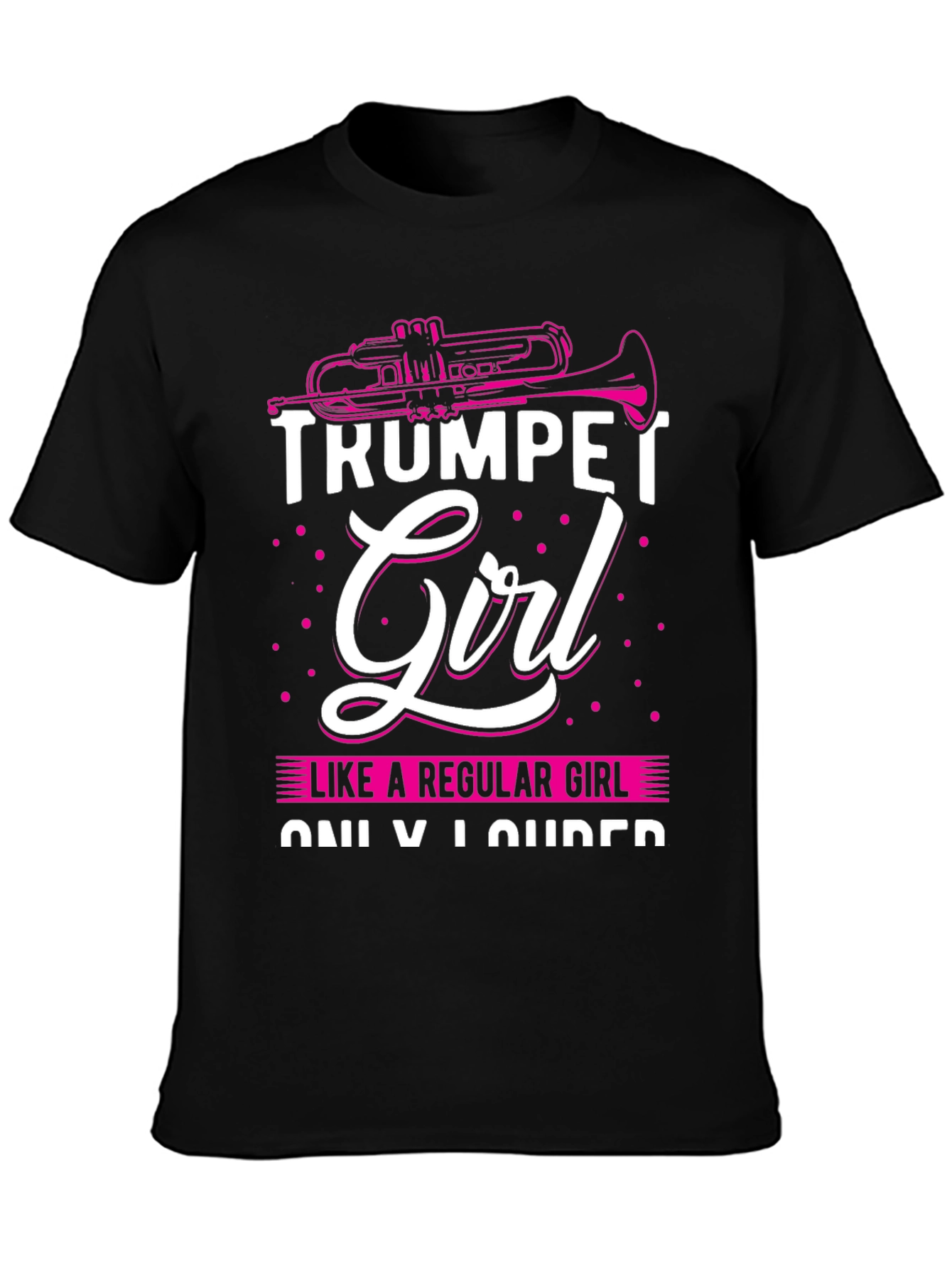 Trumpet Girl T-Shirt - Musicians Statement Tee