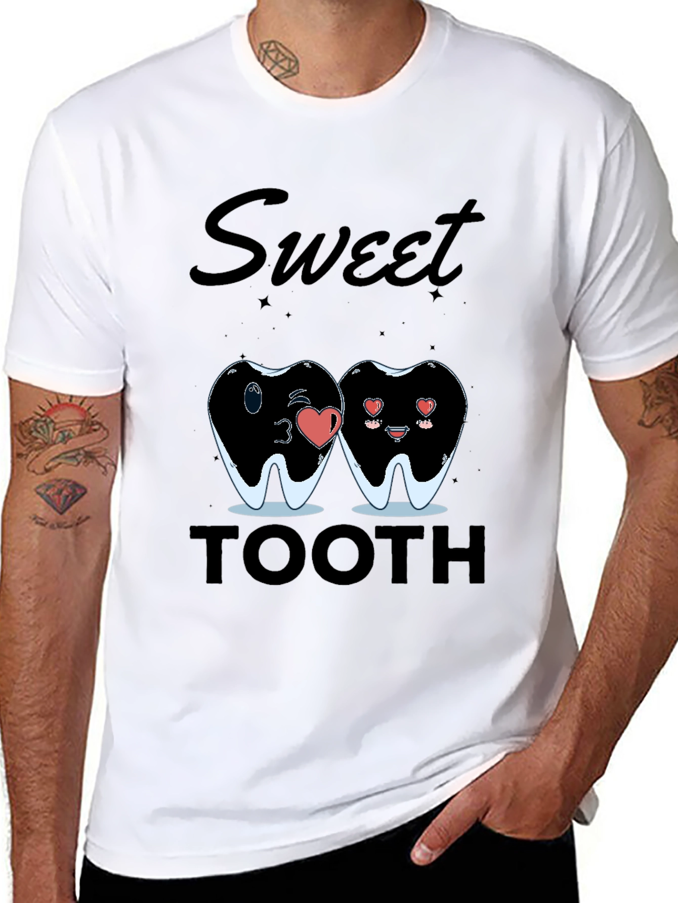 Sweet Tooth Graphic T-Shirt - Unique Design