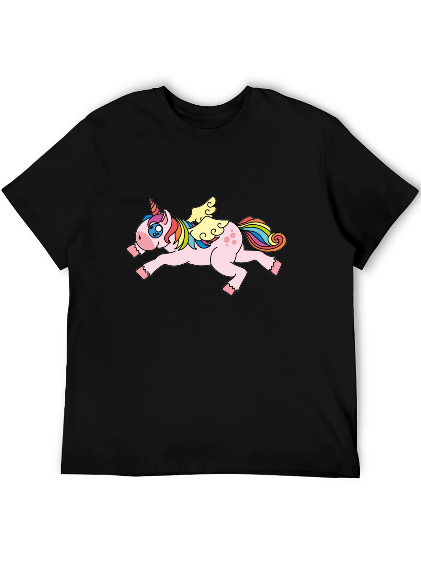 Unicorn Graphic T-Shirt - Black