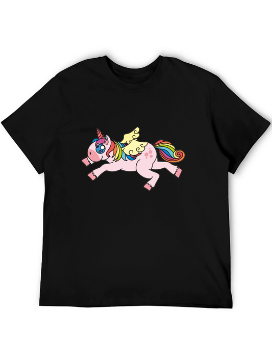 Unicorn Graphic T-Shirt - Black