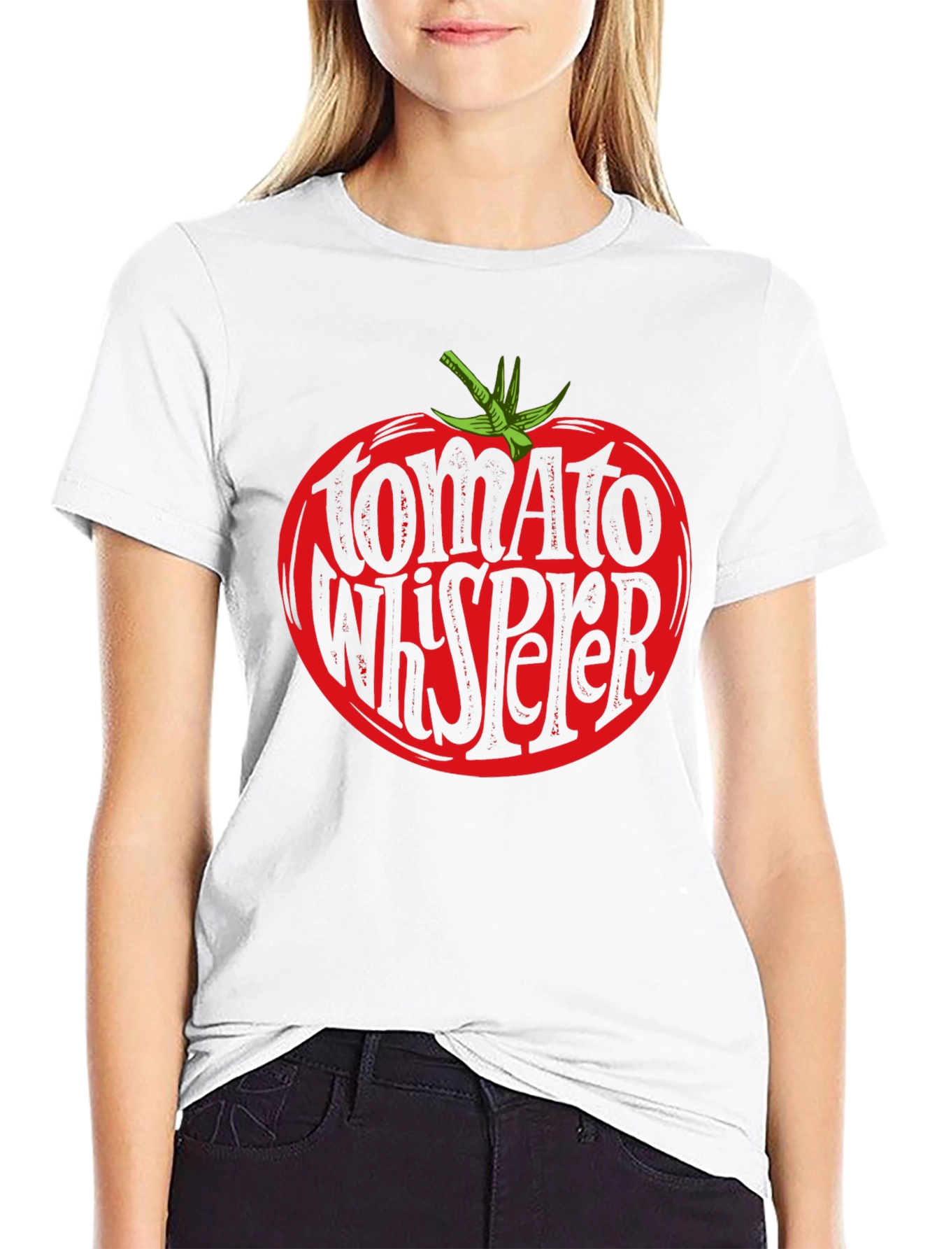 Tomato Whisperer Graphic Tee - Black Cotton T-Shirt