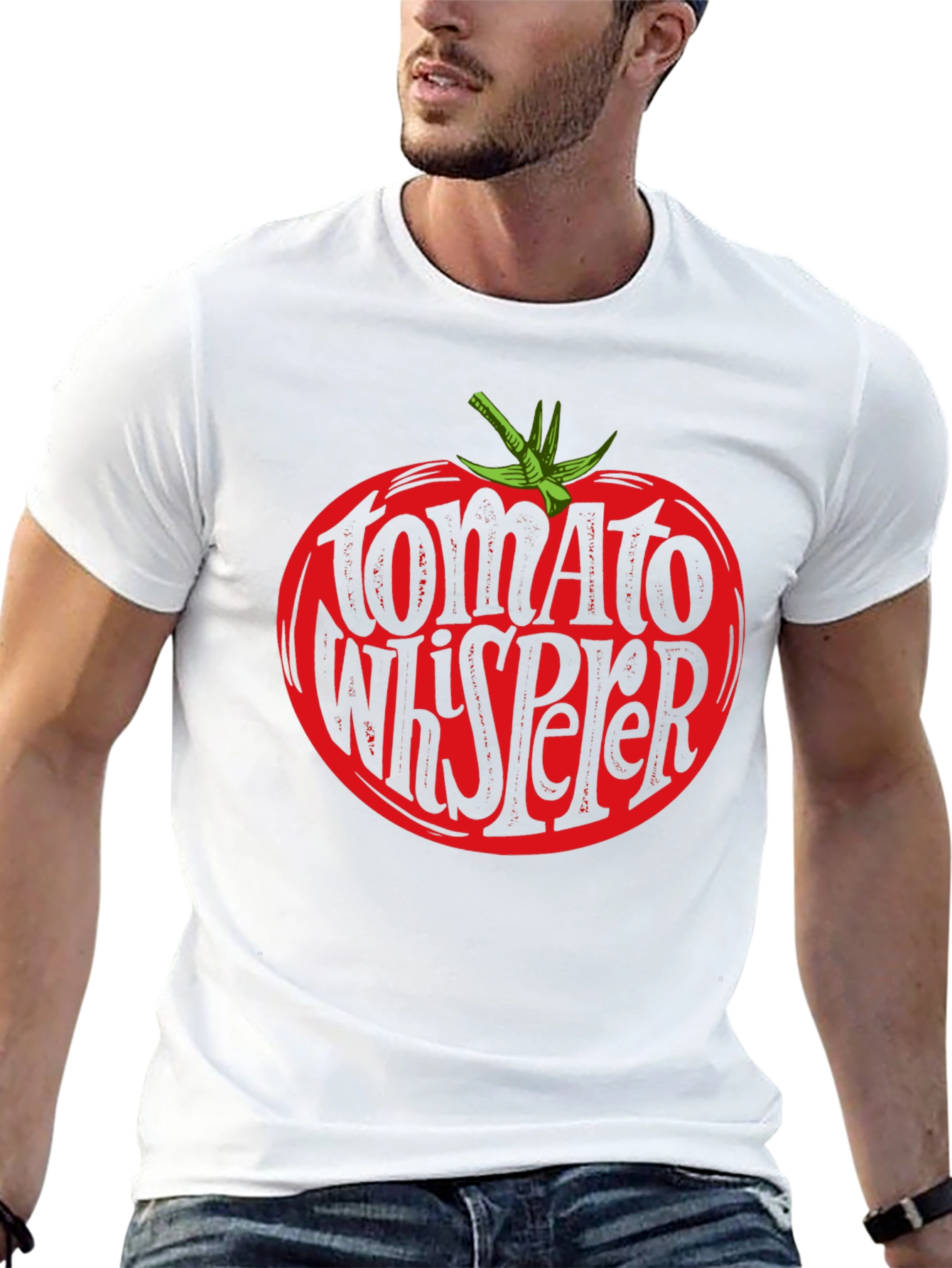 Tomato Whisperer Graphic Tee - Black Cotton T-Shirt