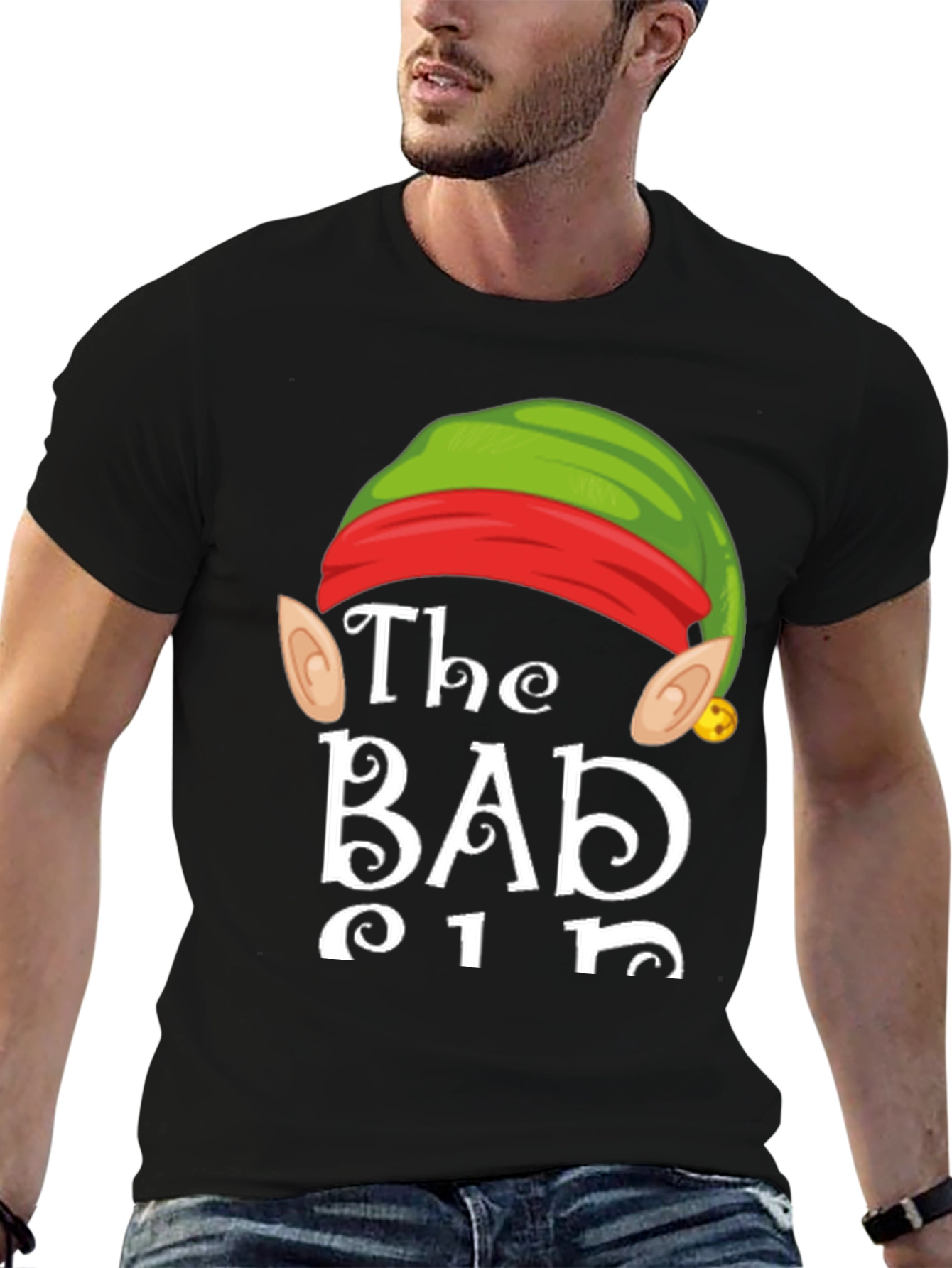 The Bad Elf T-Shirt Funny Christmas Tee