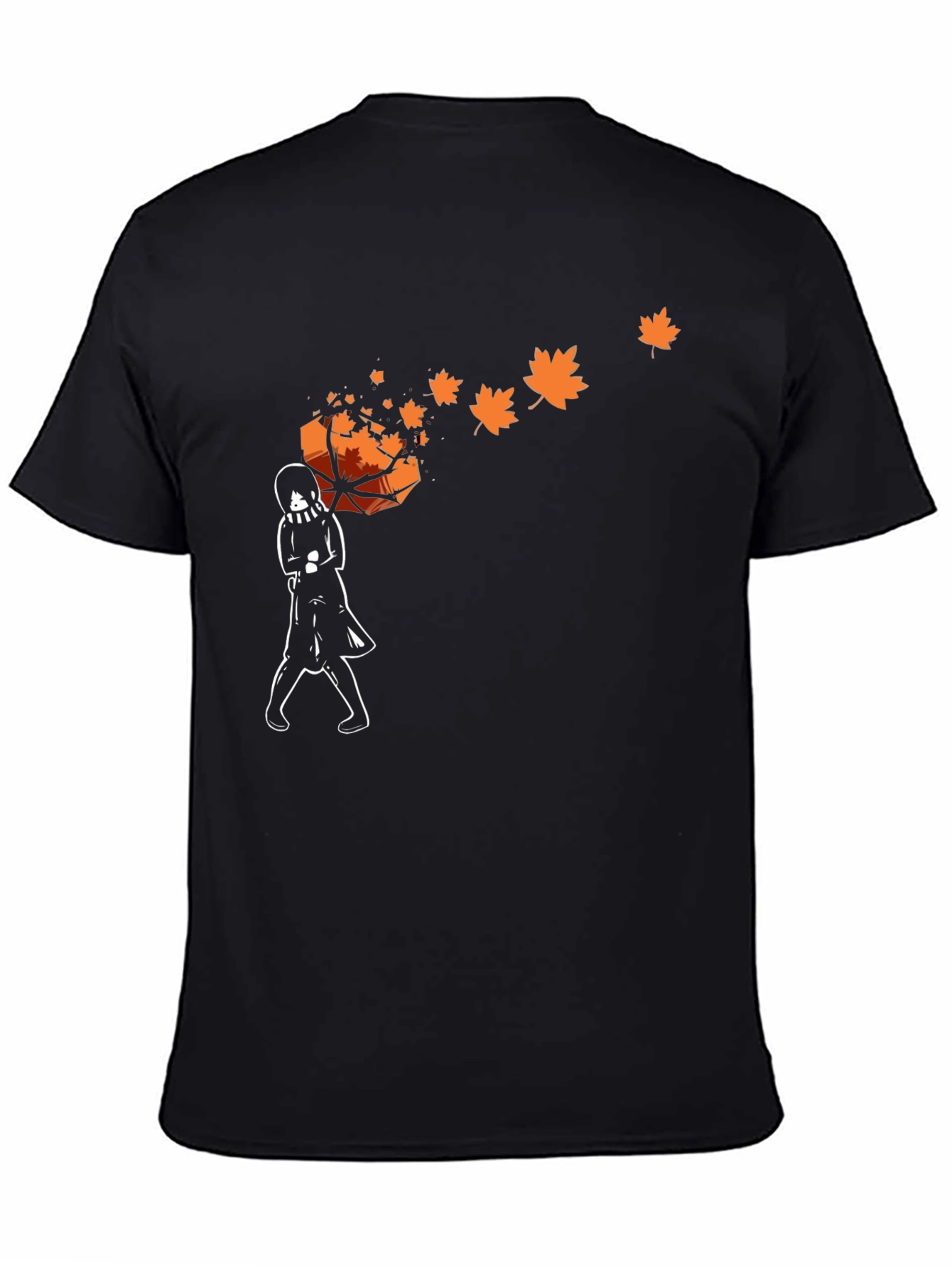 Autumn Leaves Umbrella Graphic Tee