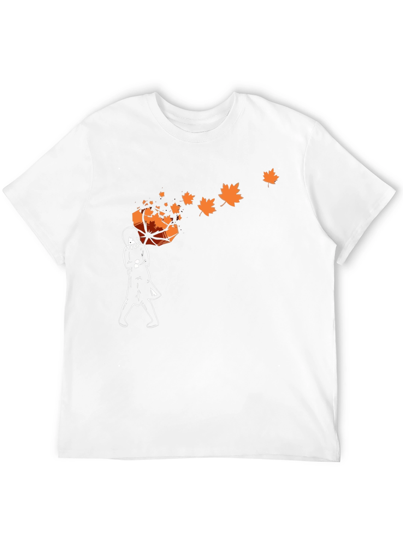 Autumn Leaves Umbrella Graphic Tee