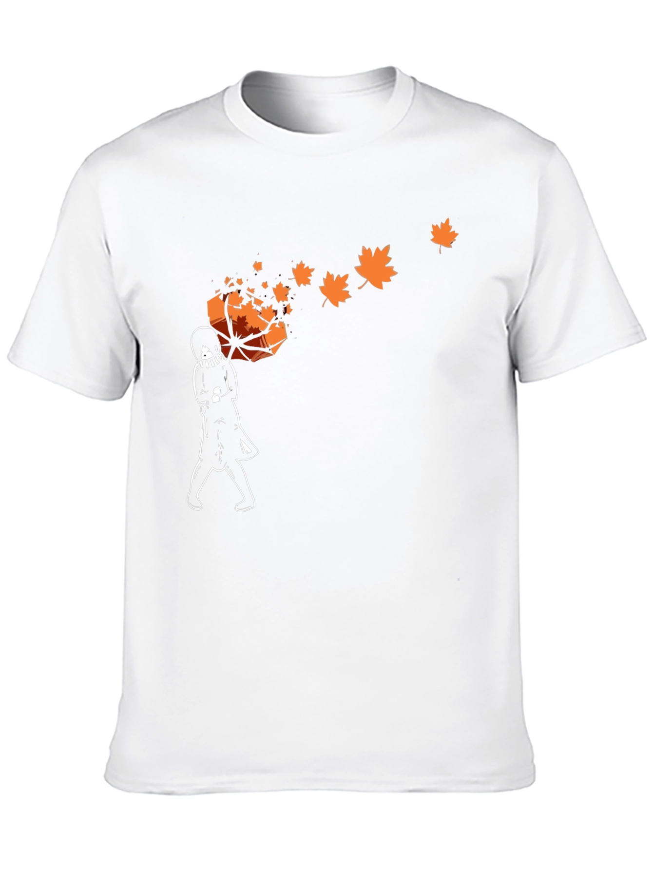 Autumn Leaves Umbrella Graphic Tee