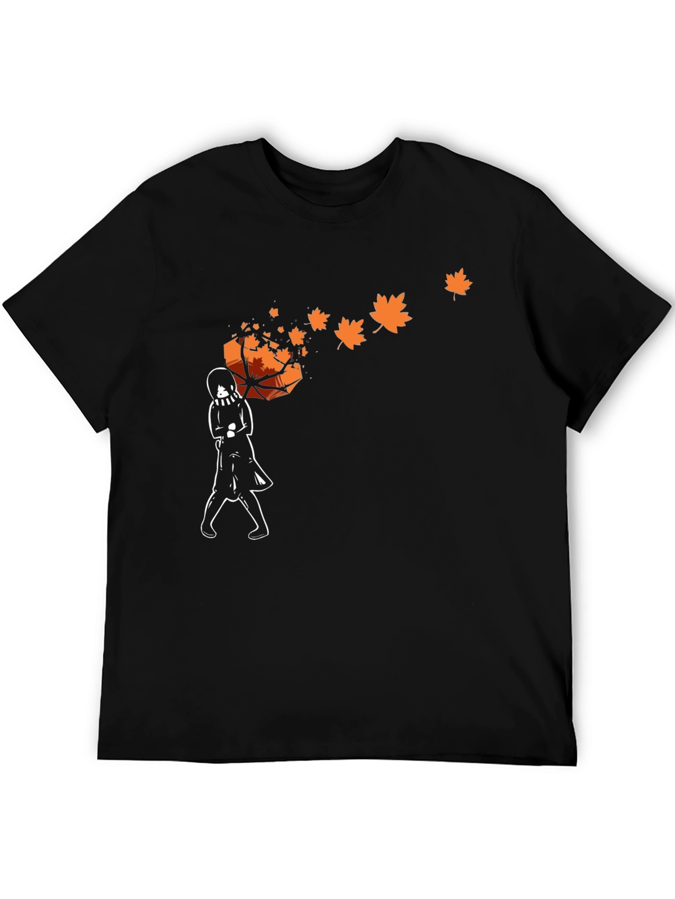 Autumn Leaves Umbrella Graphic Tee