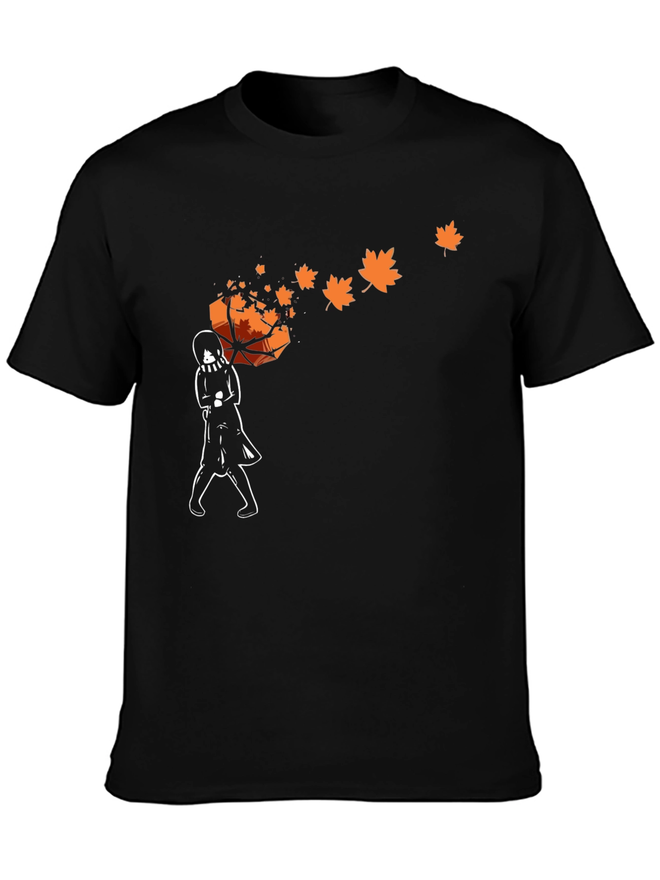 Autumn Leaves Umbrella Graphic Tee