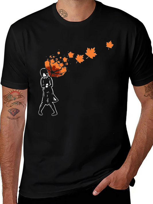 Autumn Leaves Umbrella Graphic Tee