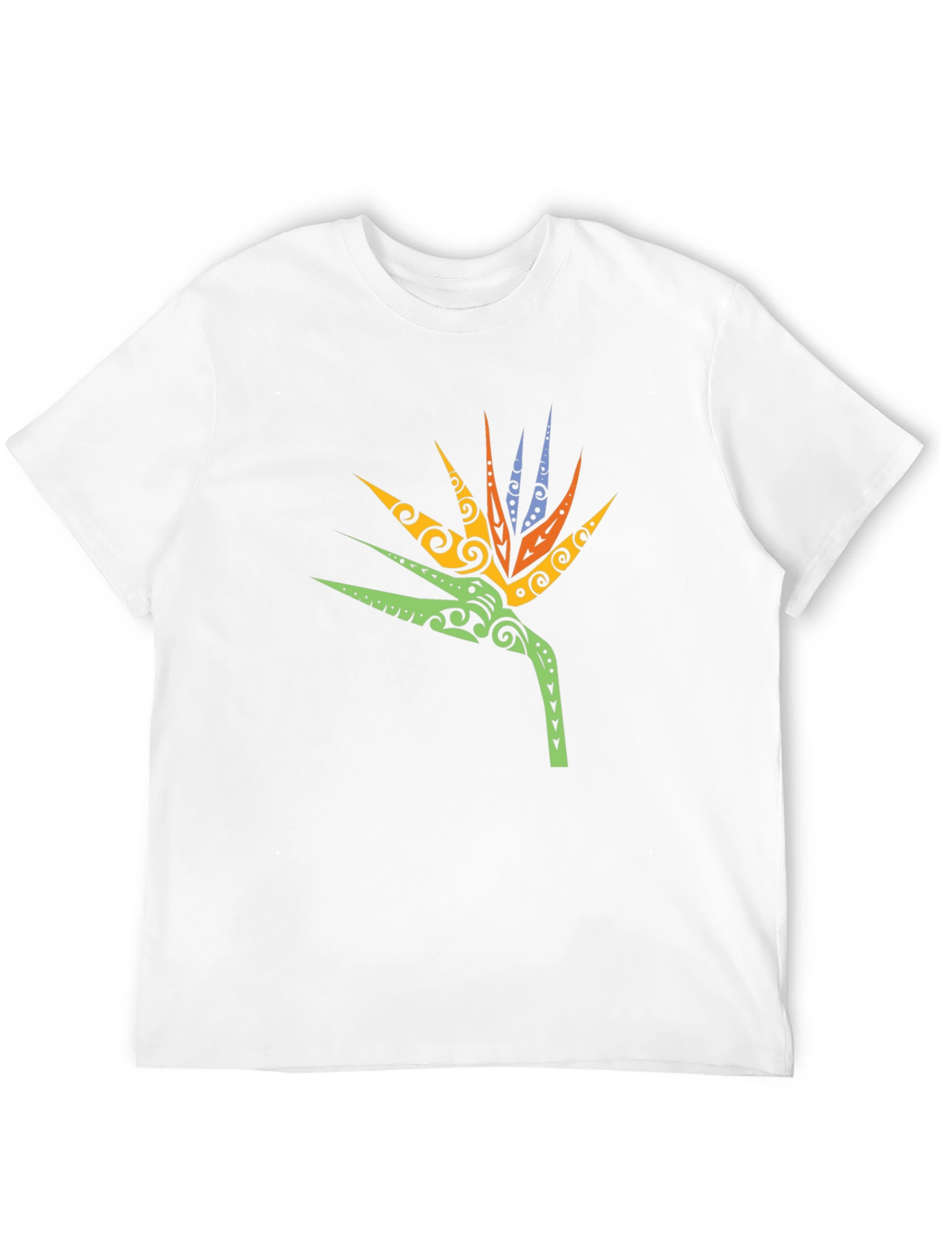 Tribal Bird of Paradise Mens T-Shirt