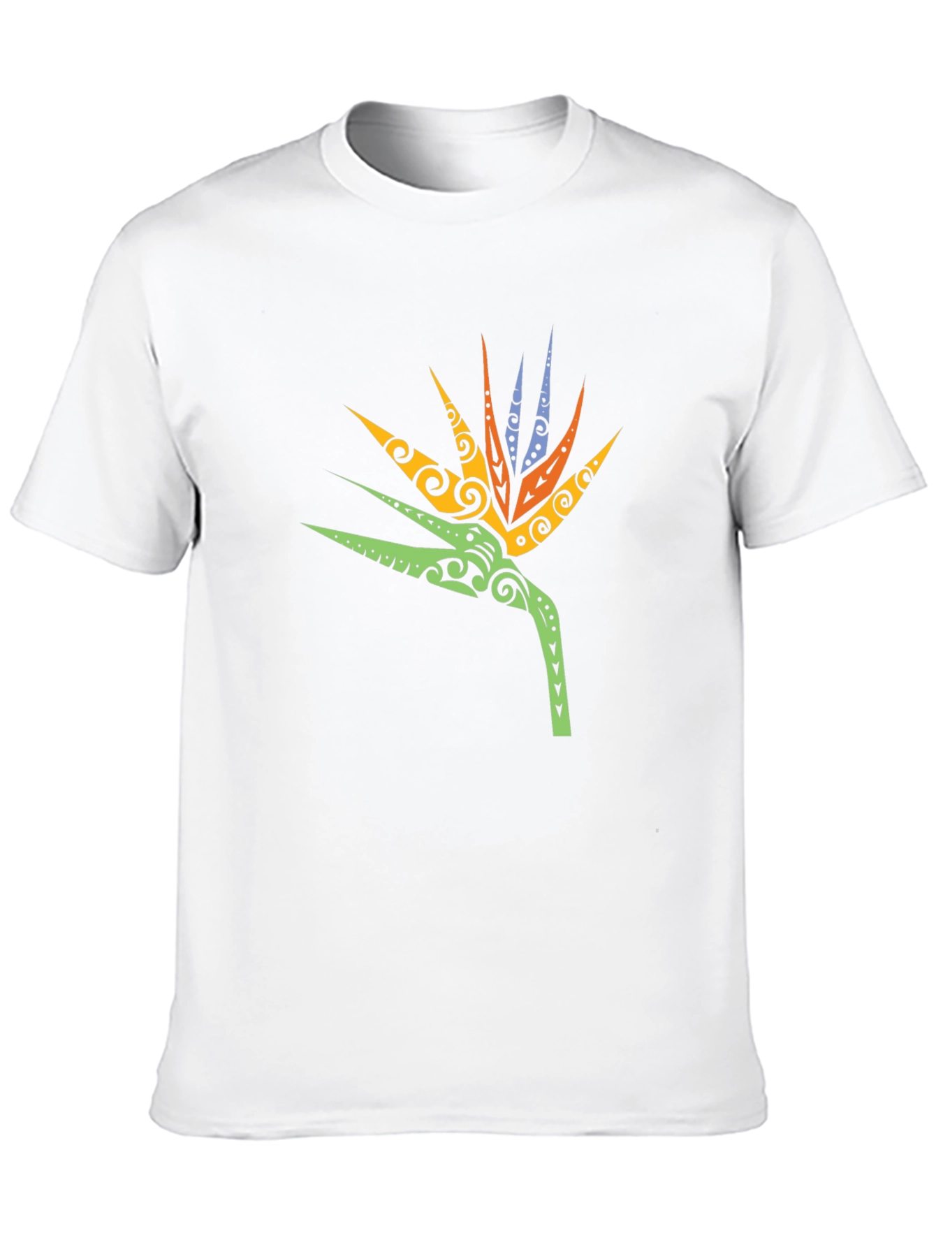 Tribal Bird of Paradise Mens T-Shirt