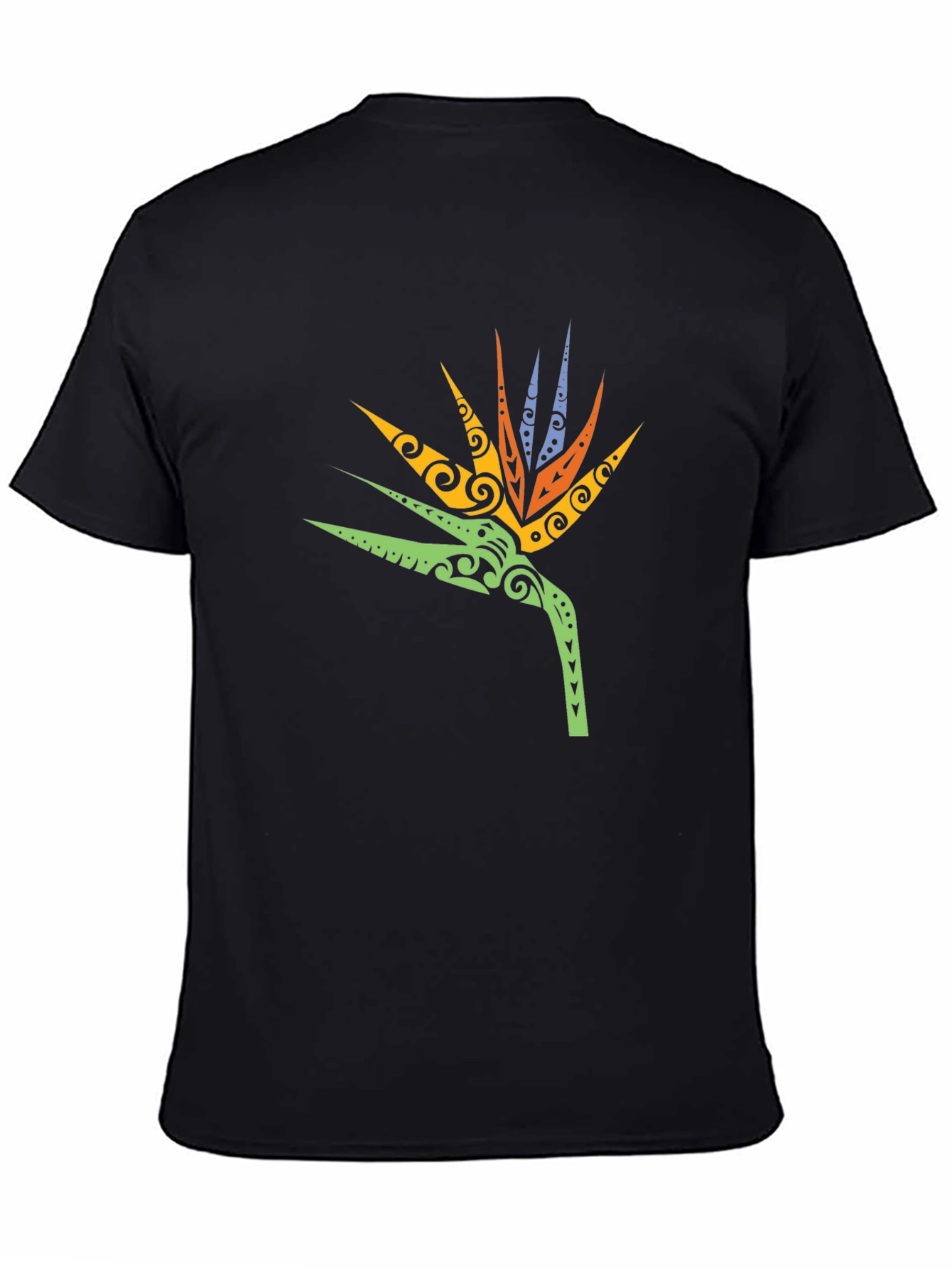 Tribal Bird of Paradise Mens T-Shirt