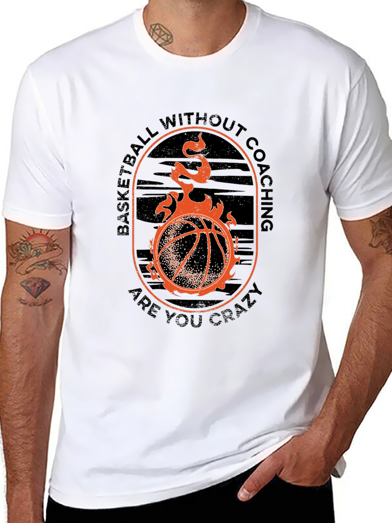 Basketball Fan T-Shirt - Are You Crazy?