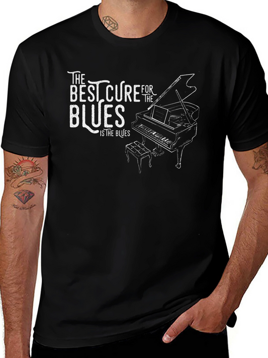 The Best Cure for the Blues Piano T-Shirt