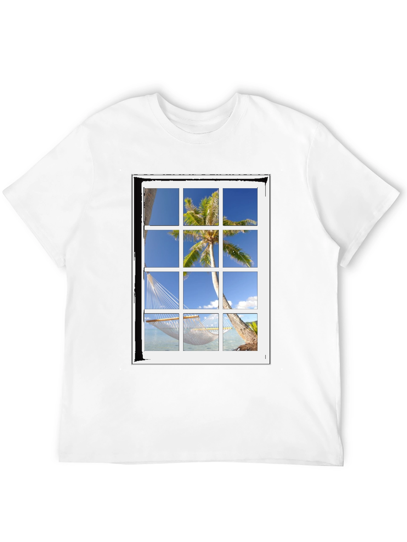 Tropical Window View T-Shirt