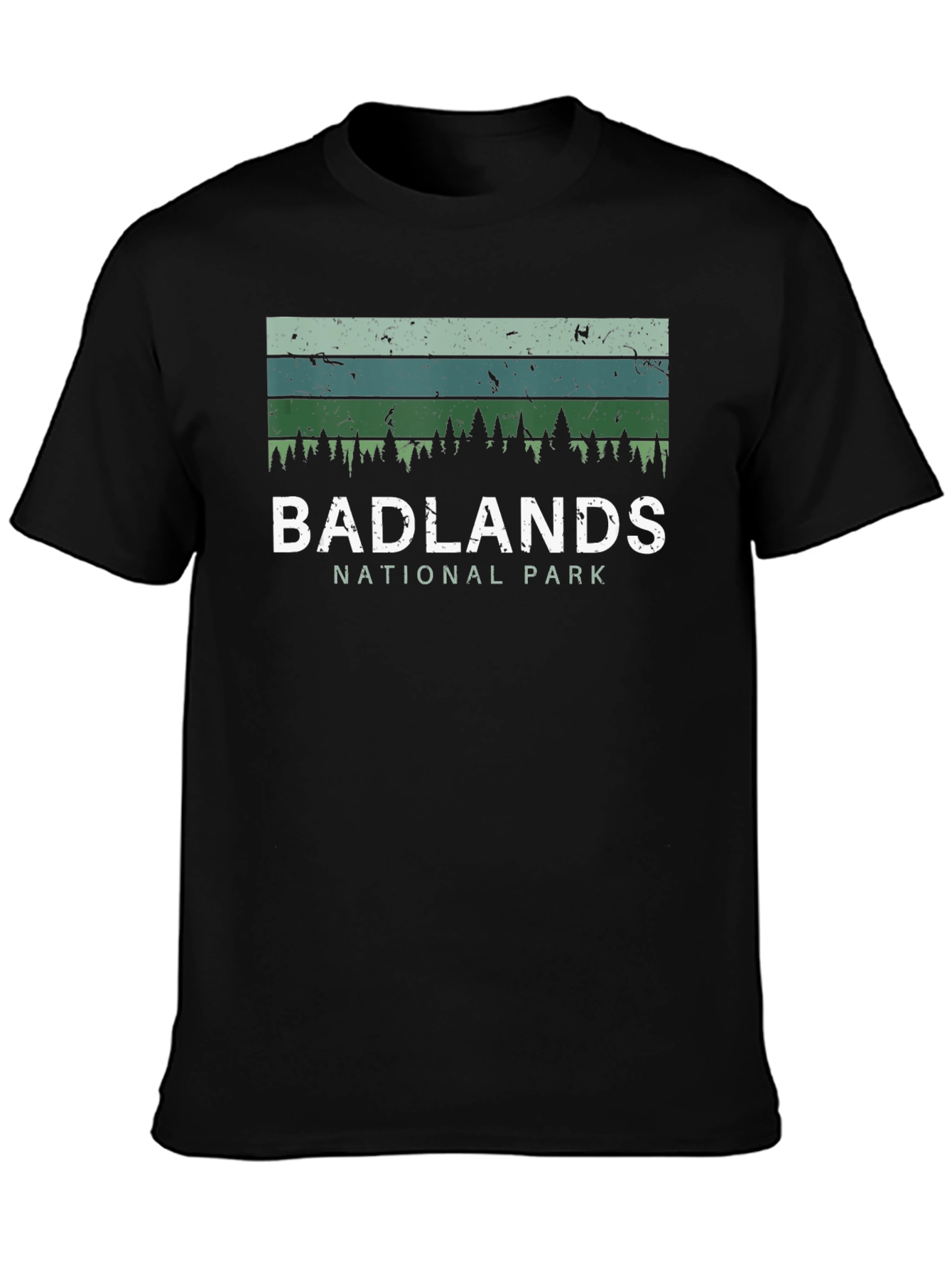 Badlands National Park Graphic Tee - Retro Style