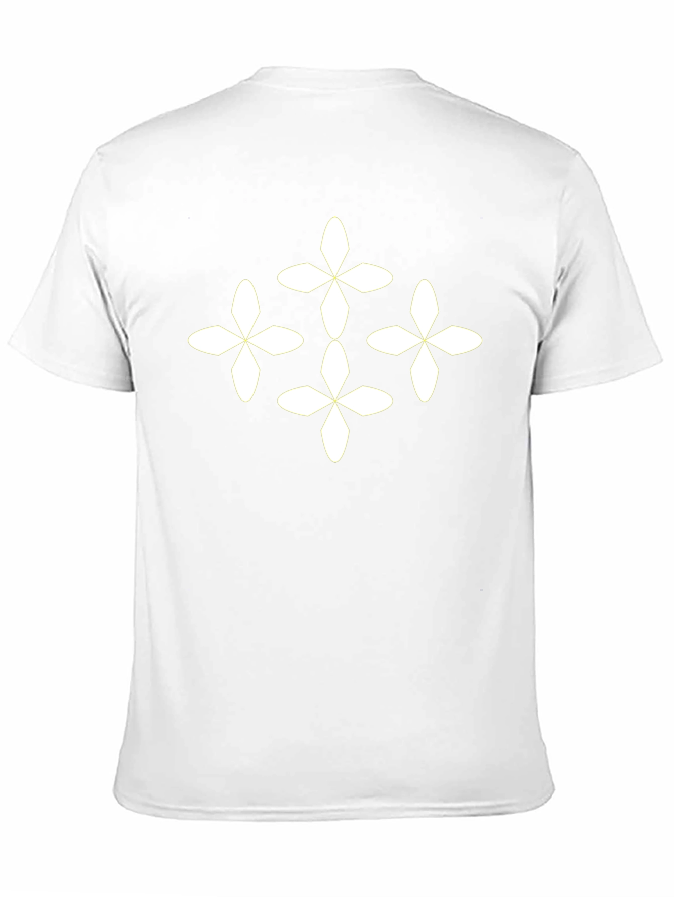 Stylish Black T-Shirt with Floral Pattern