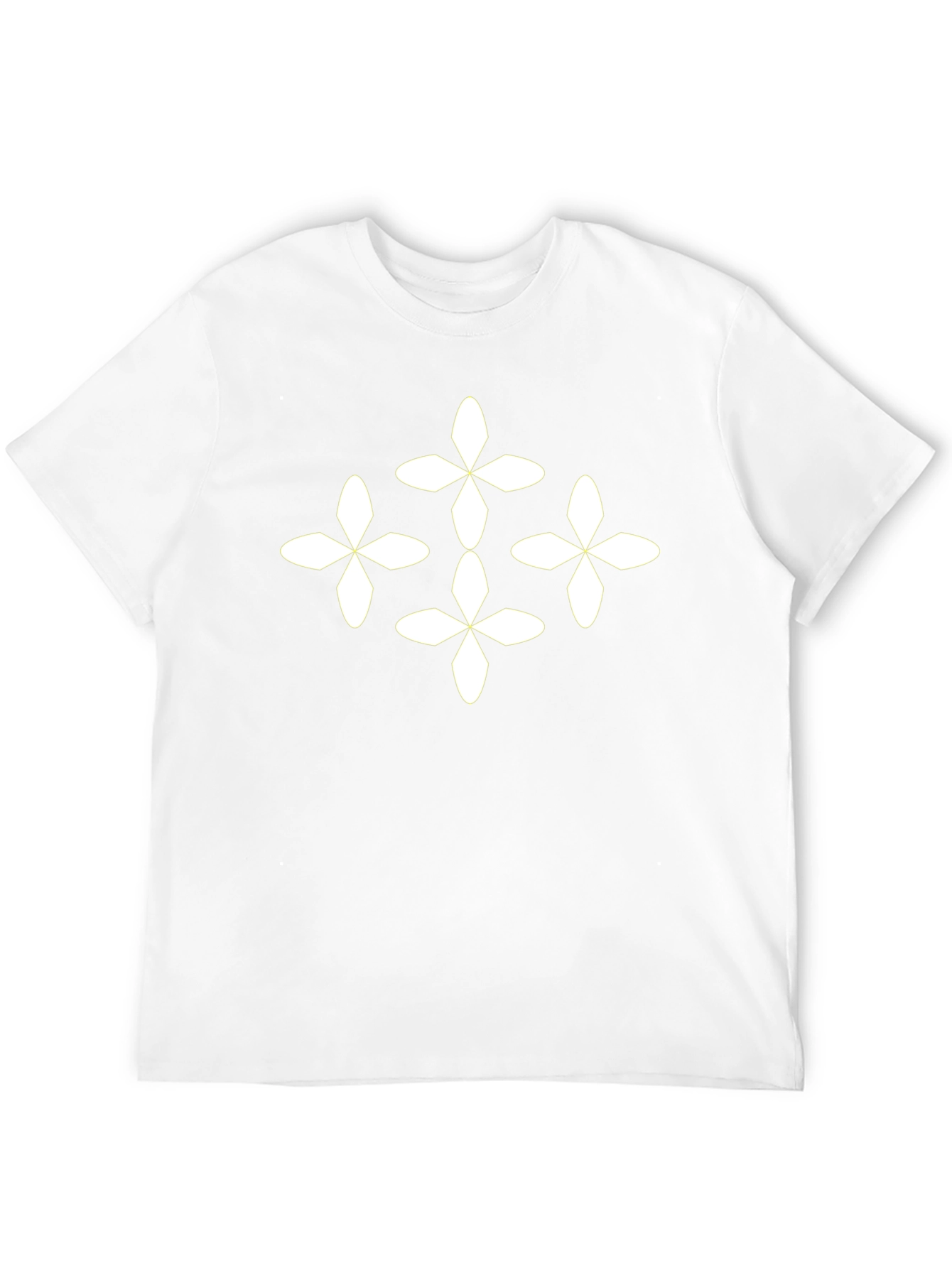 Stylish Black T-Shirt with Floral Pattern