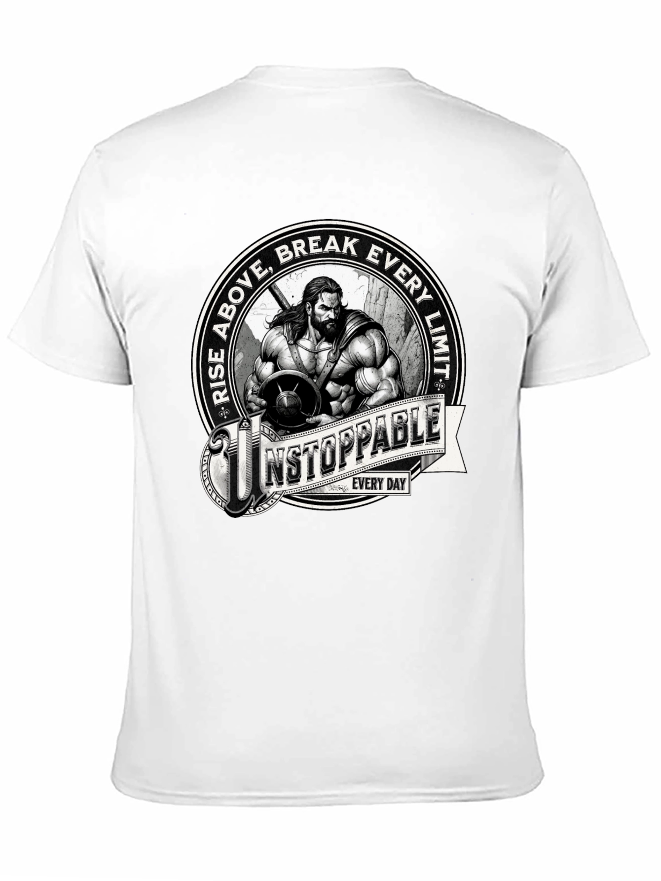 Unstoppable Warrior Graphic Tee - Black