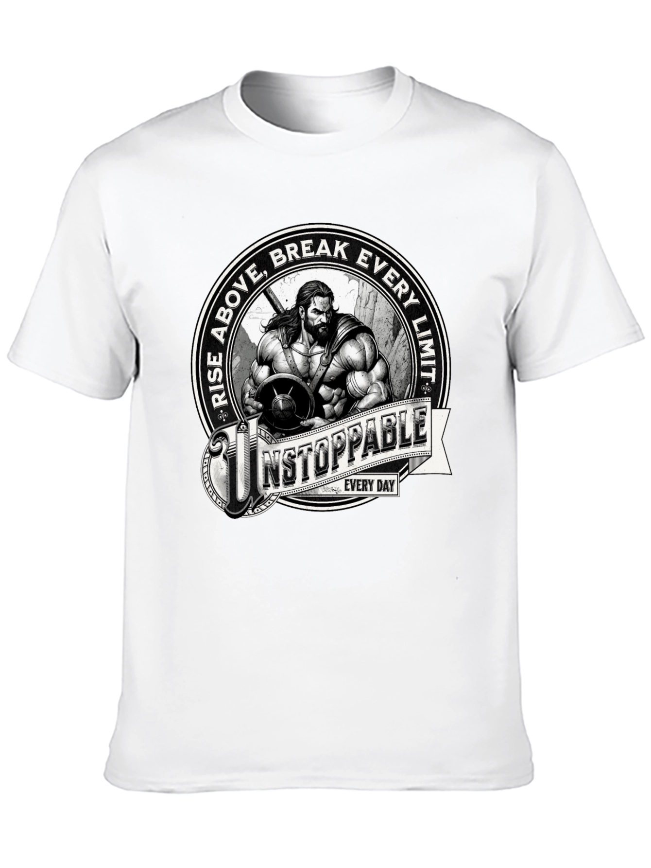 Unstoppable Warrior Graphic Tee - Black
