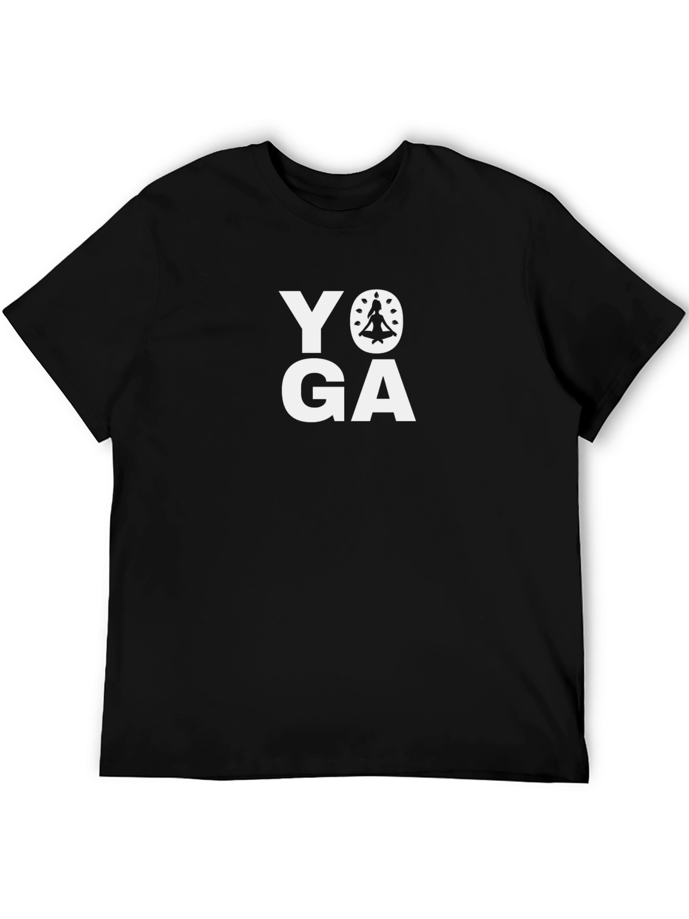 Yoga Graphic Black T-Shirt