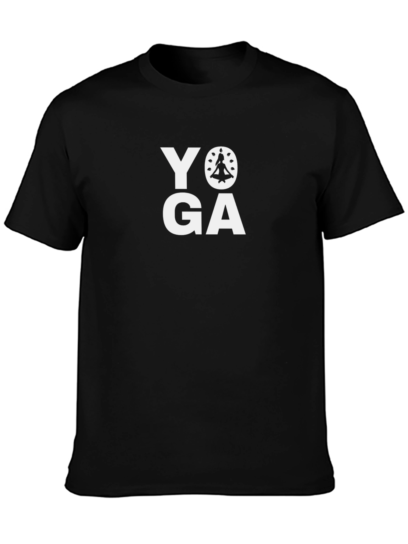 Yoga Graphic Black T-Shirt
