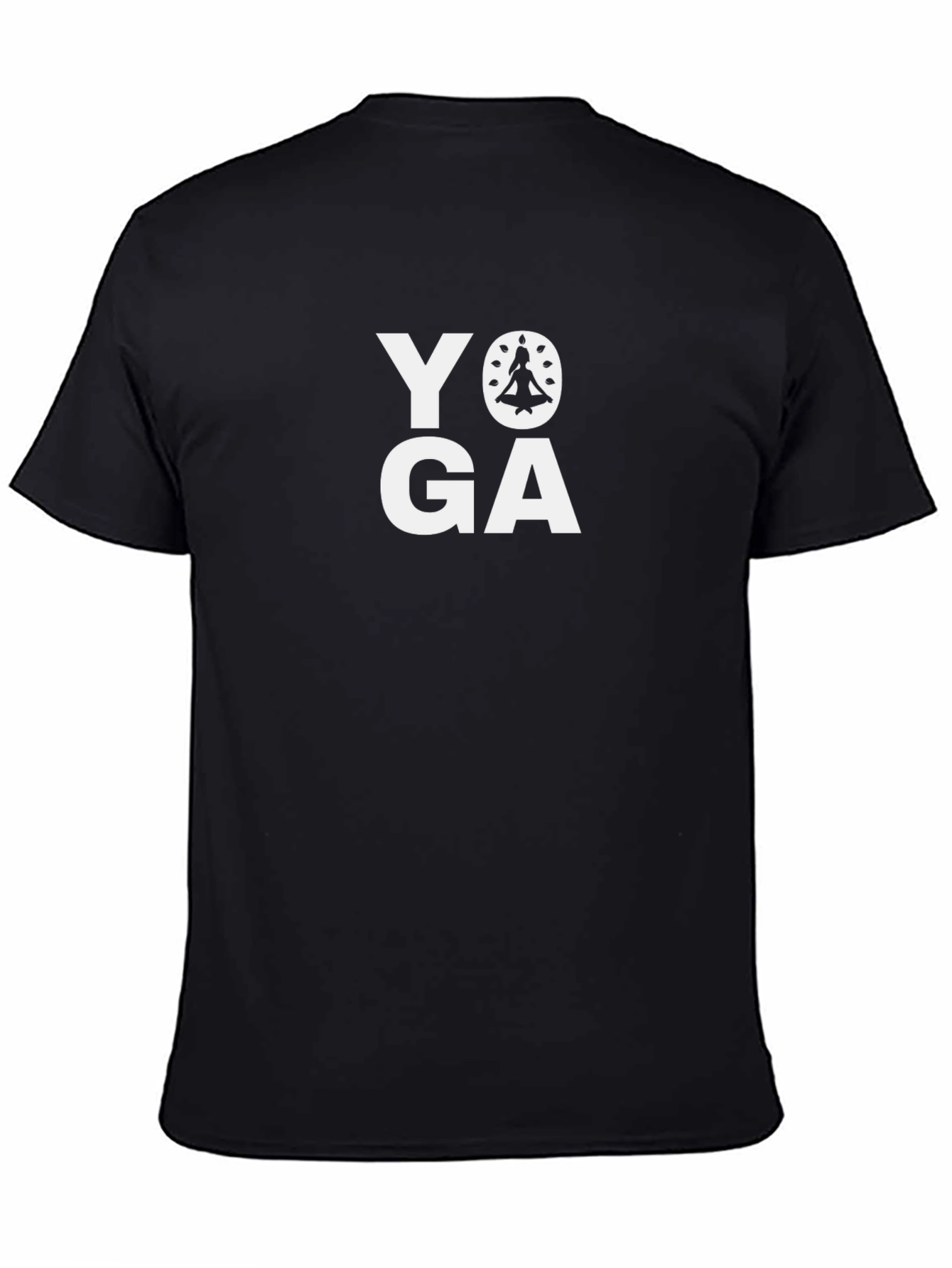 Yoga Graphic Black T-Shirt