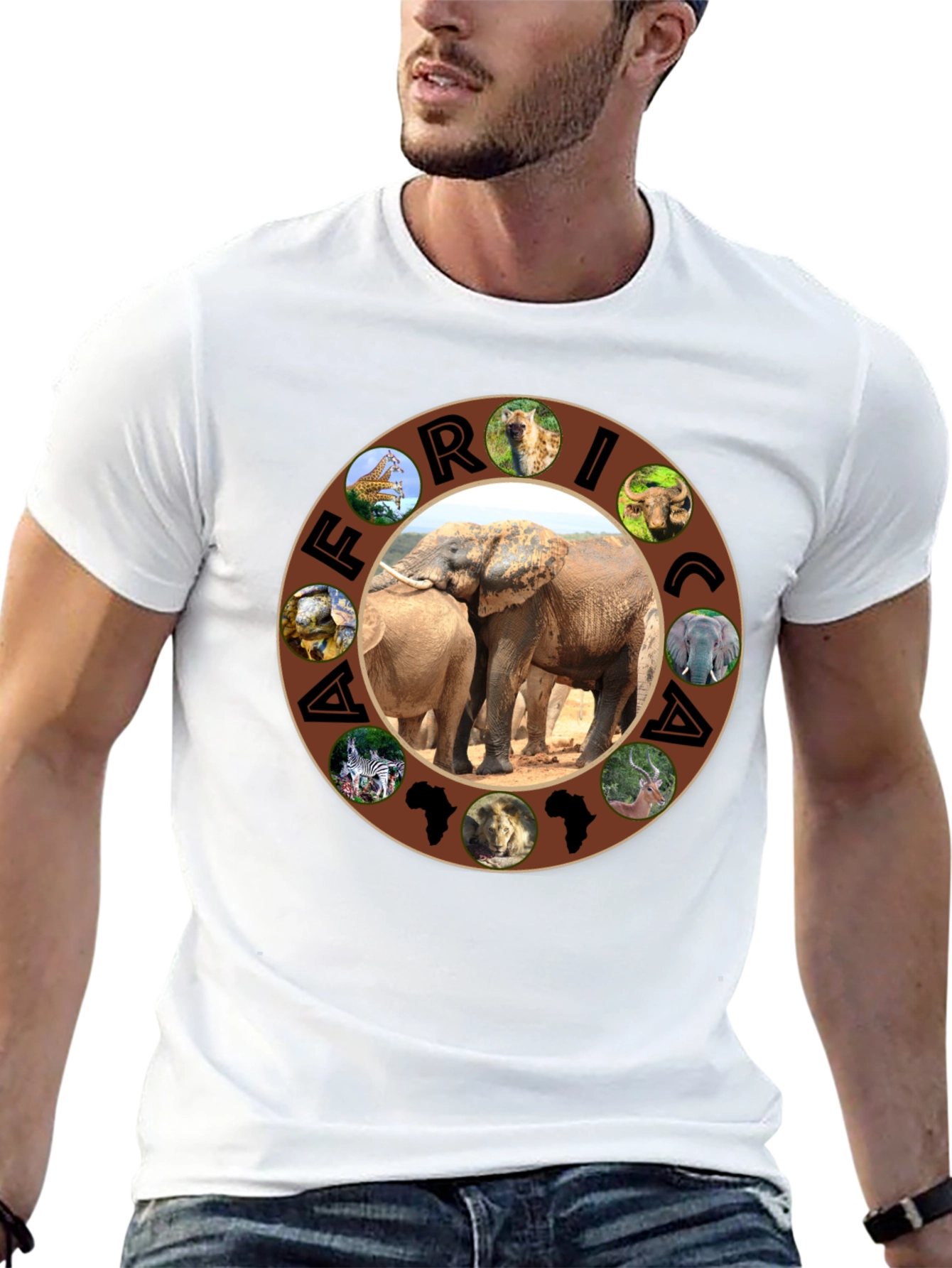 Africa Animals Graphic T-Shirt