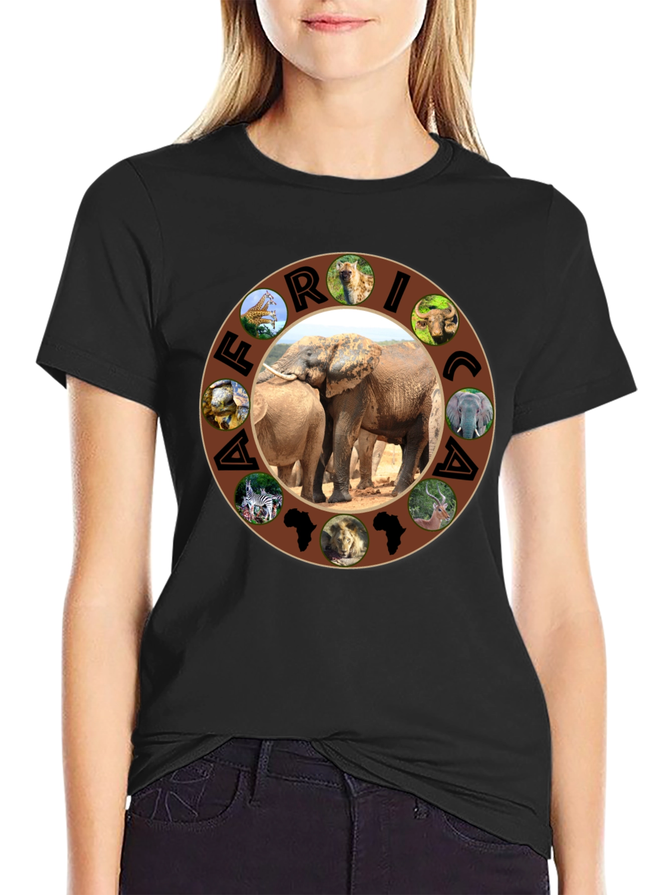 Africa Animals Graphic T-Shirt