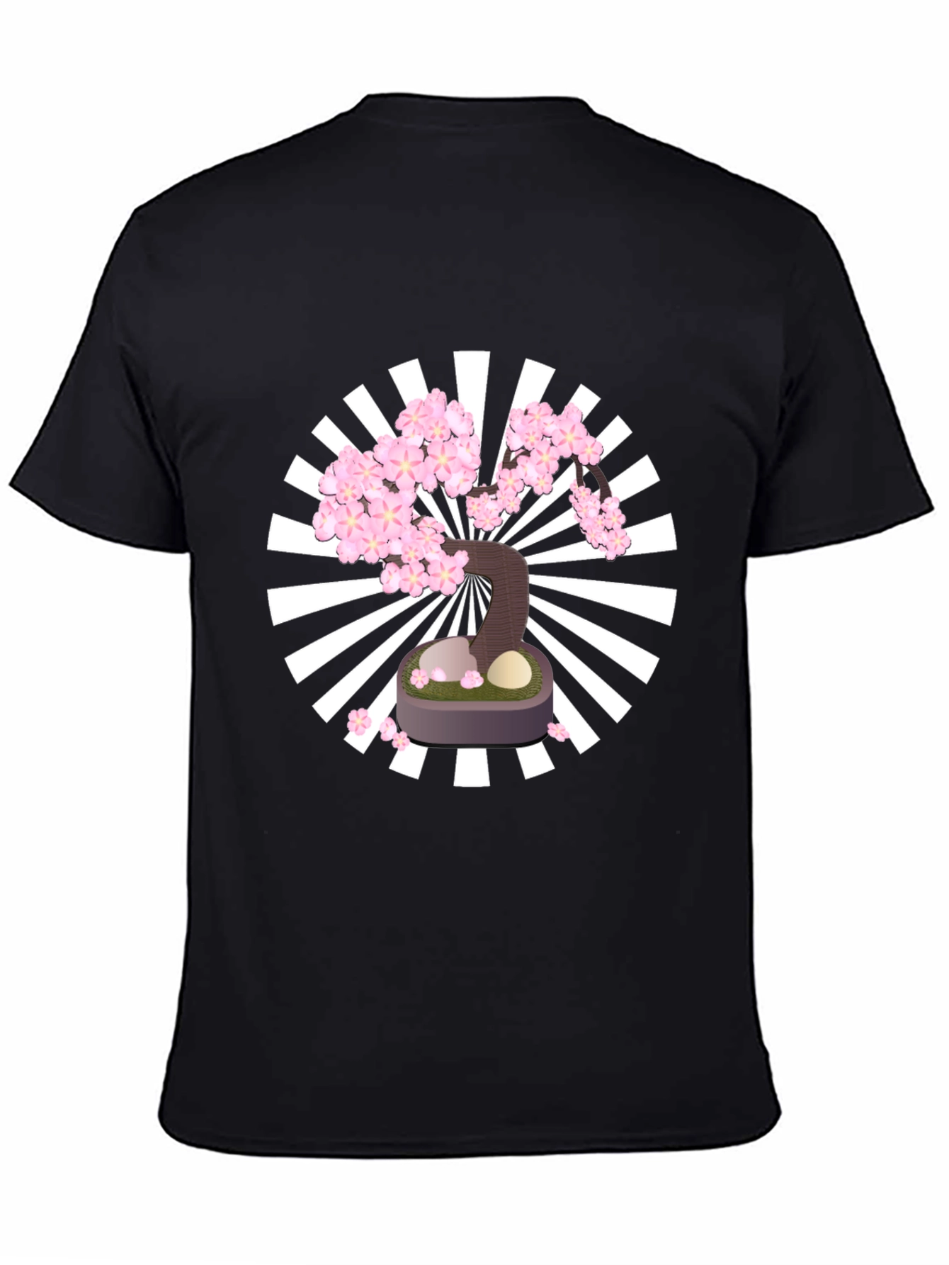 Bonsai Tree Graphic Tee - Unique Floral Design