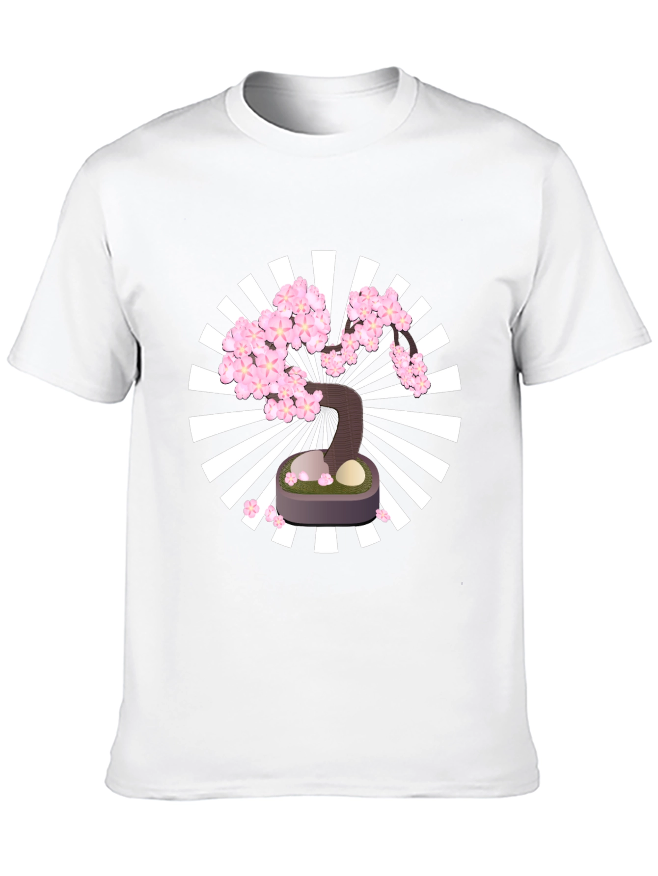 Bonsai Tree Graphic Tee - Unique Floral Design