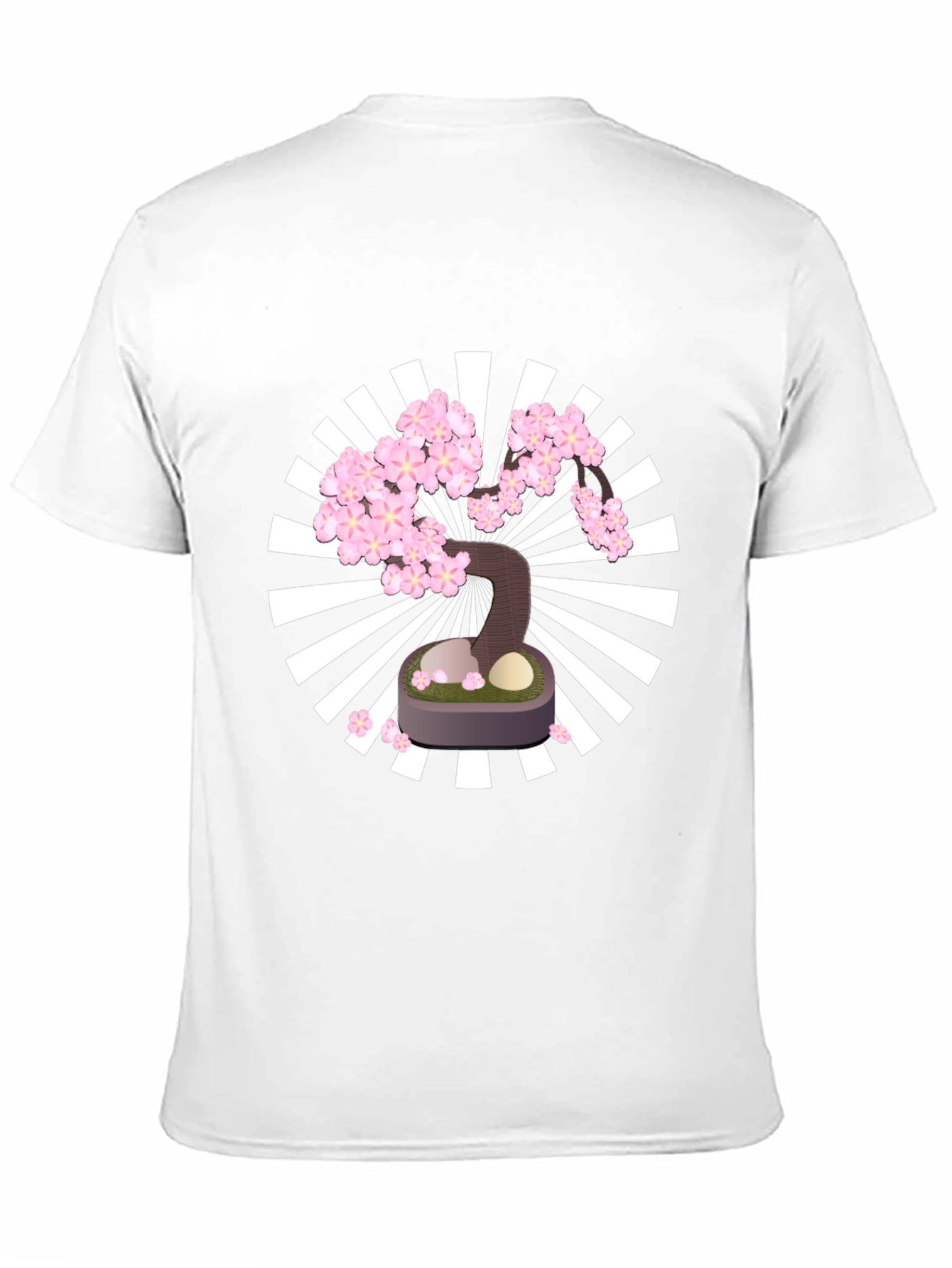 Bonsai Tree Graphic Tee - Unique Floral Design