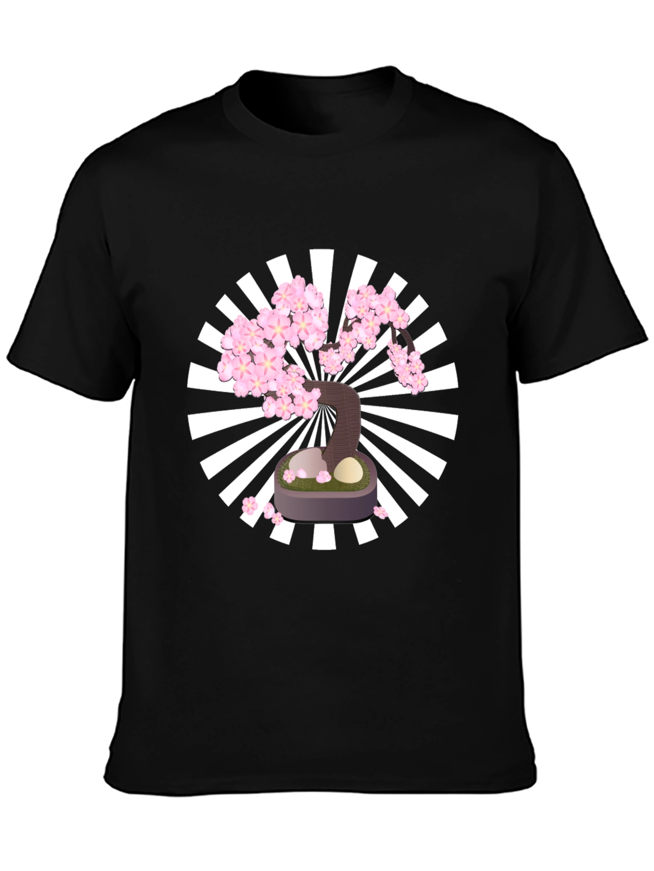 Bonsai Tree Graphic Tee - Unique Floral Design