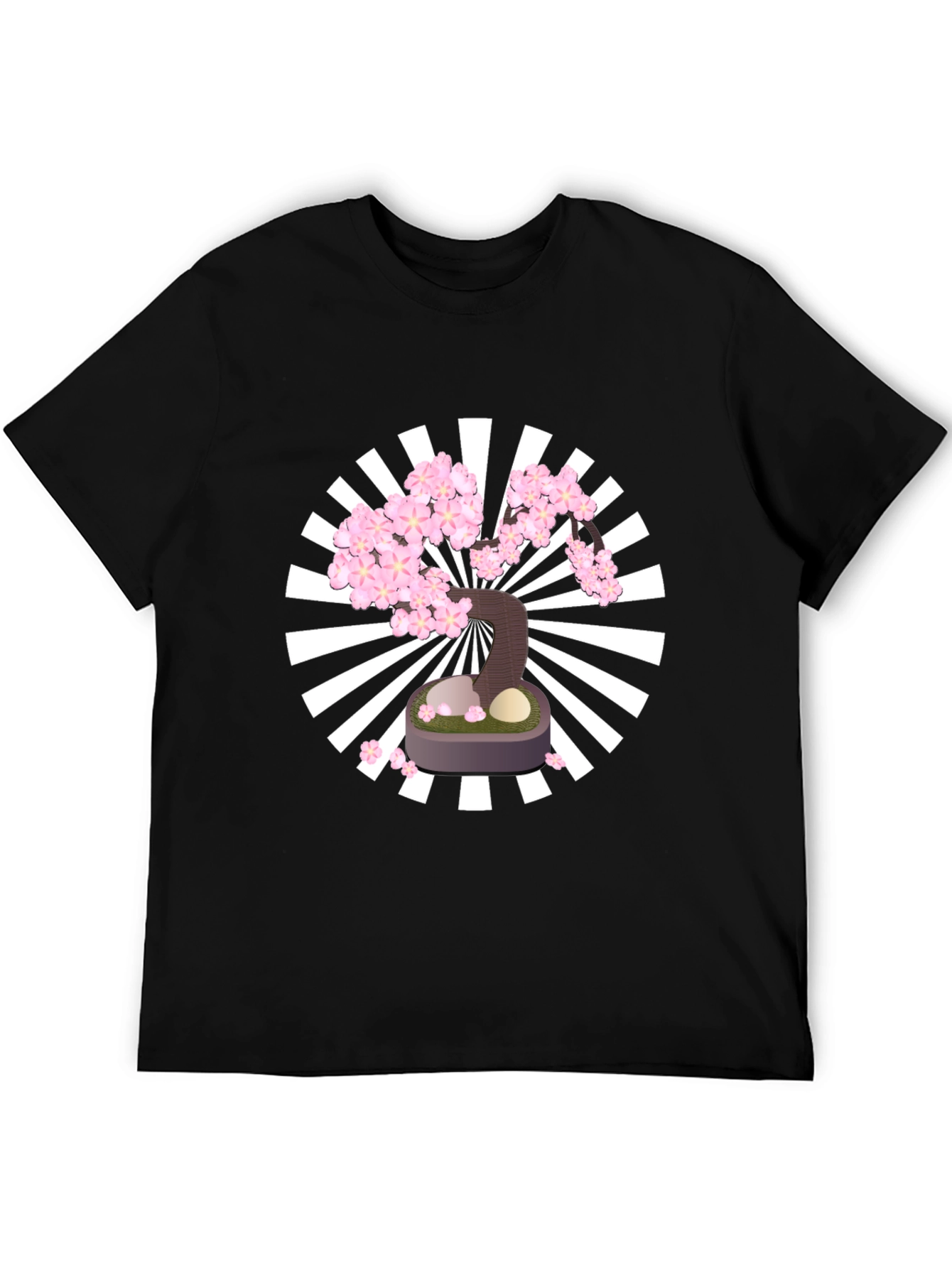 Bonsai Tree Graphic Tee - Unique Floral Design
