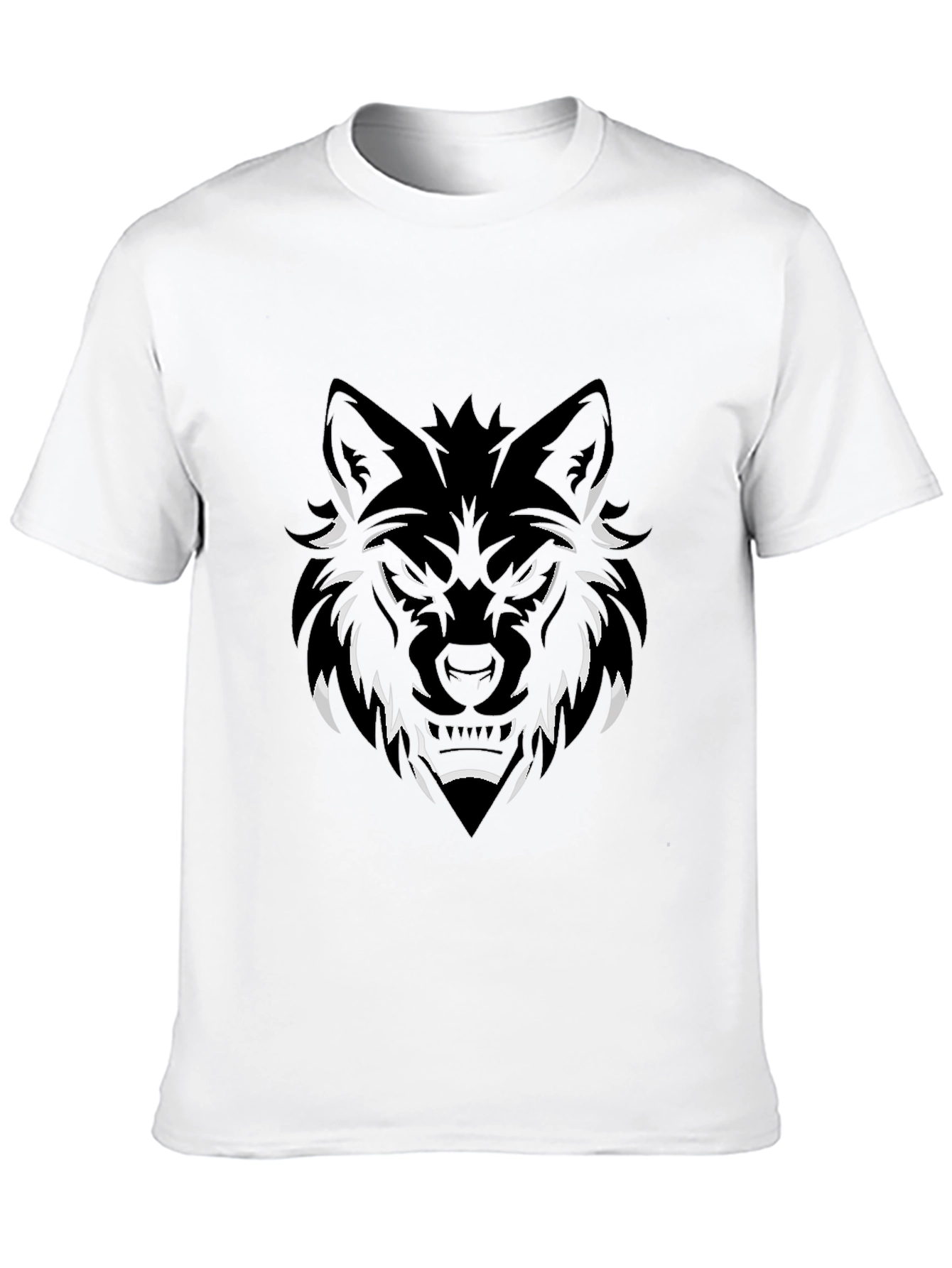 Black Wolf Graphic T-Shirt