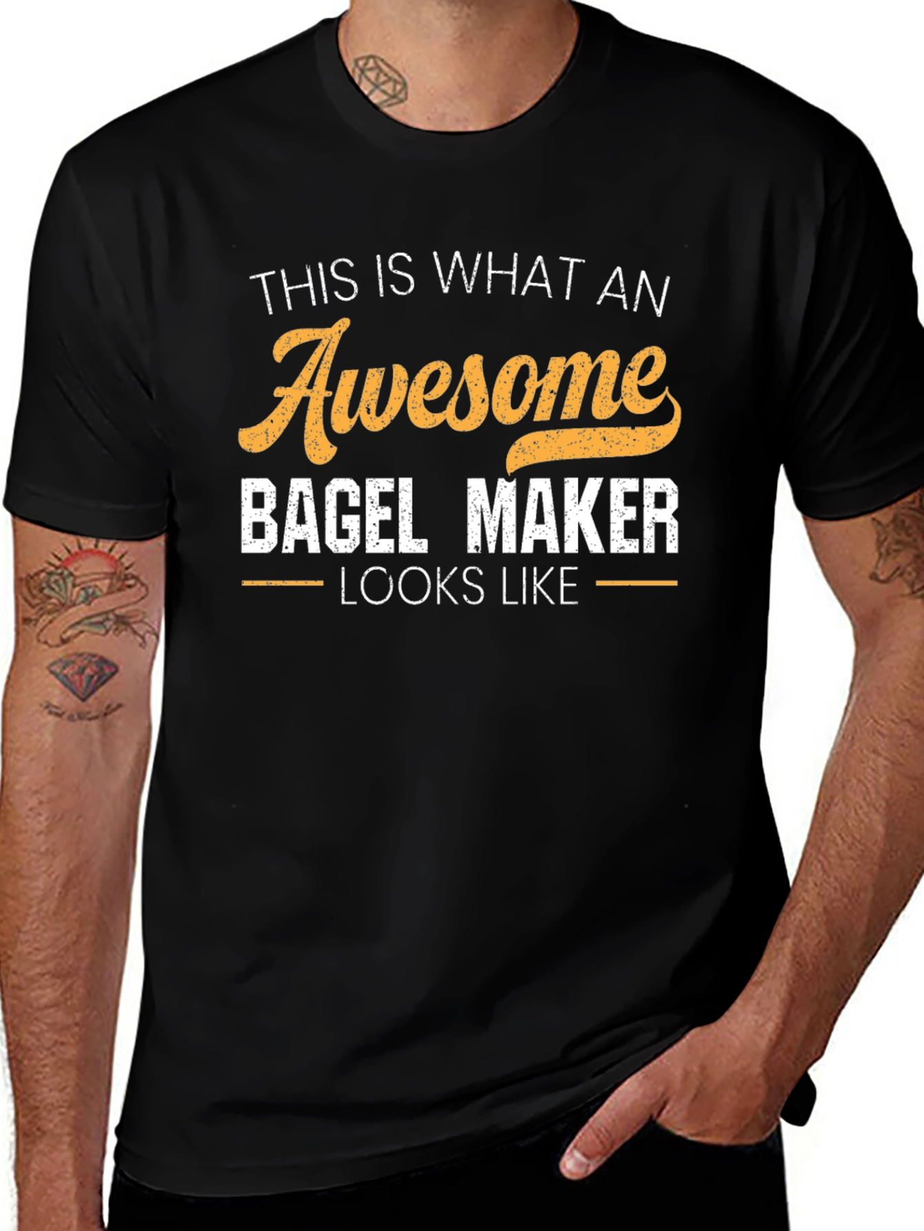 Awesome Bagel Maker T-Shirt - Gift for Baker