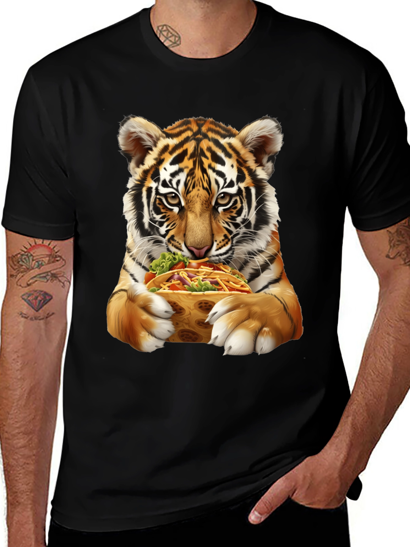 Tiger Cub Taco Graphic T-Shirt