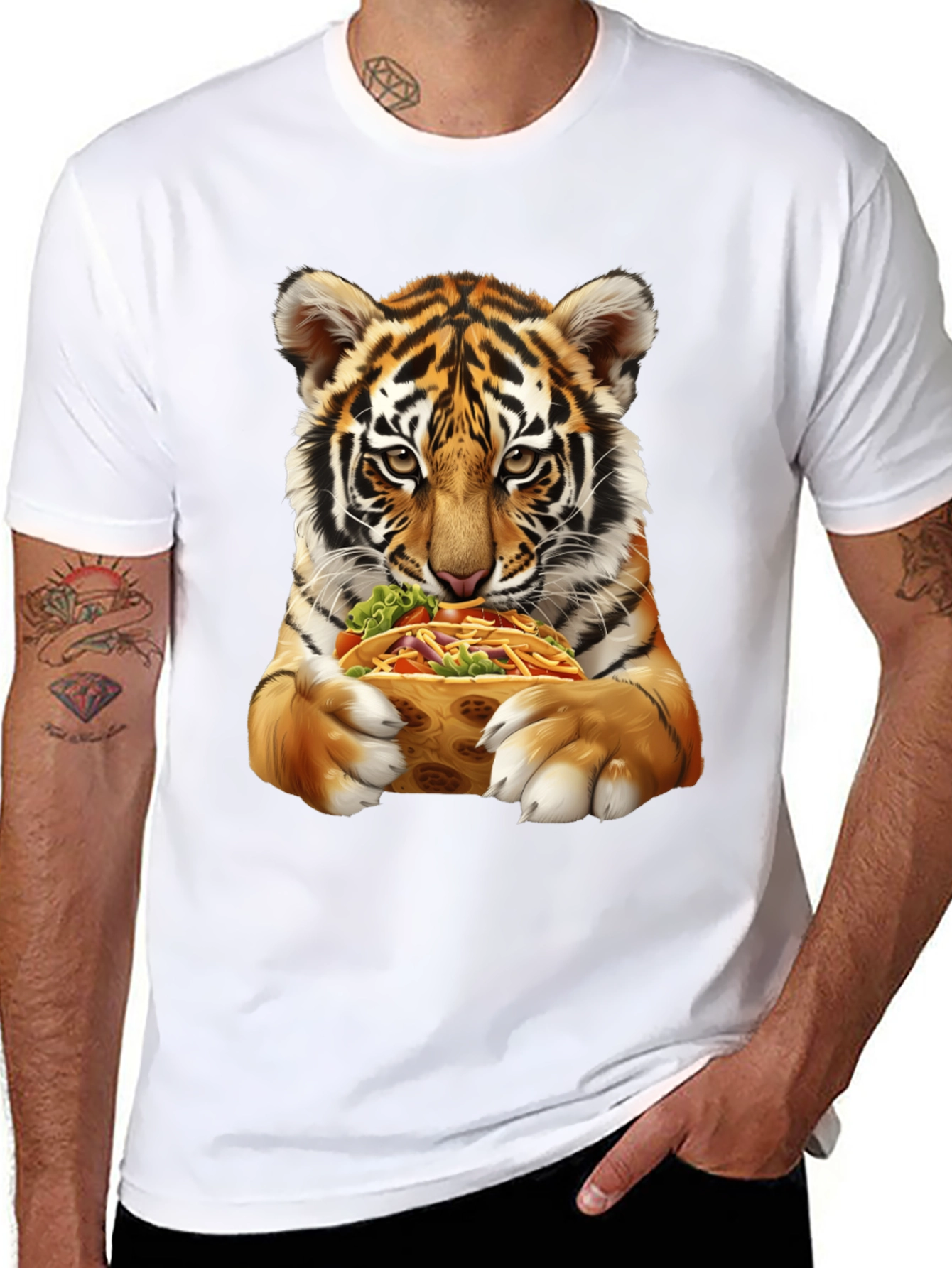 Tiger Cub Taco Graphic T-Shirt