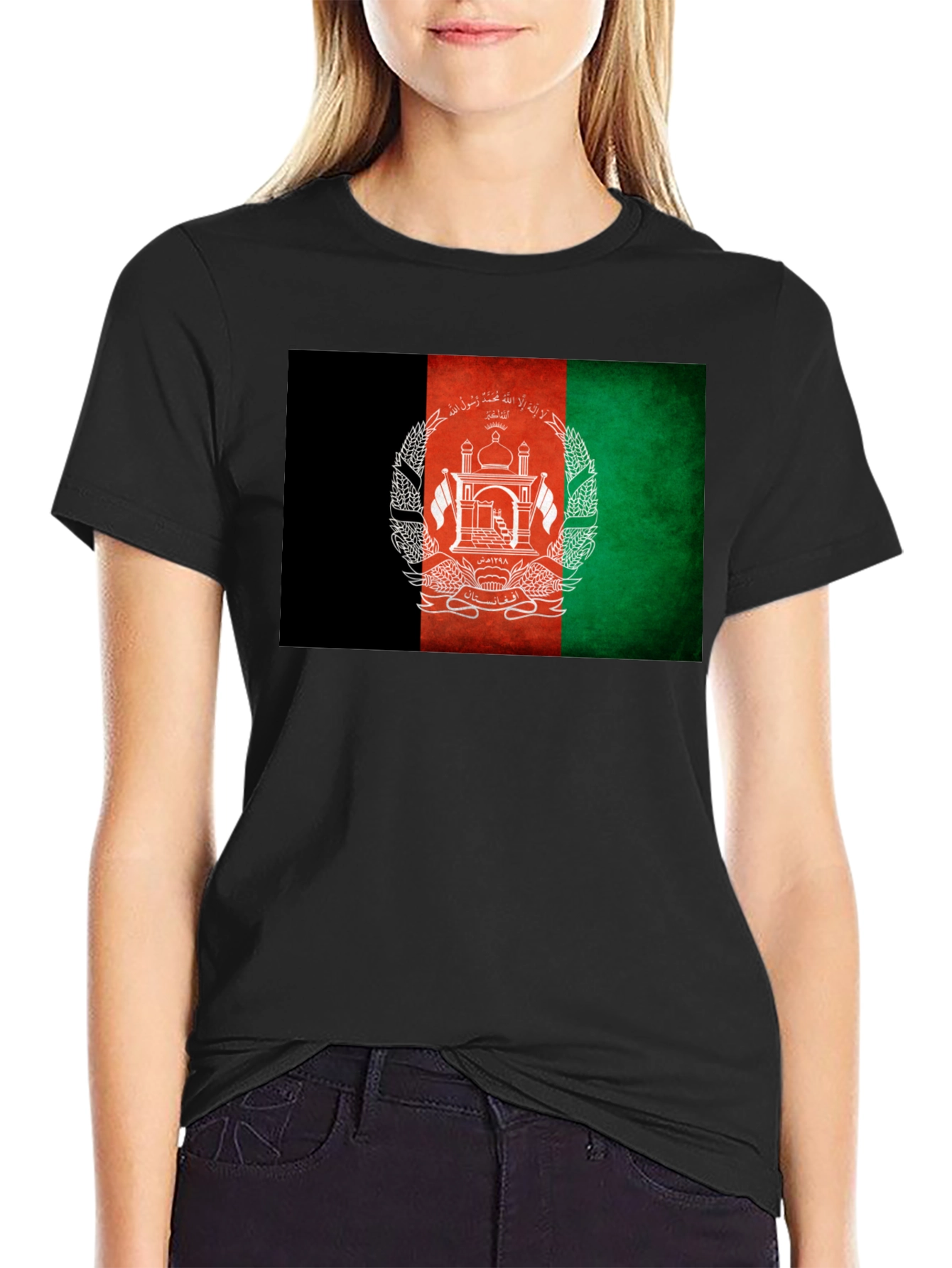 Afghanistan Flag Graphic T-Shirt