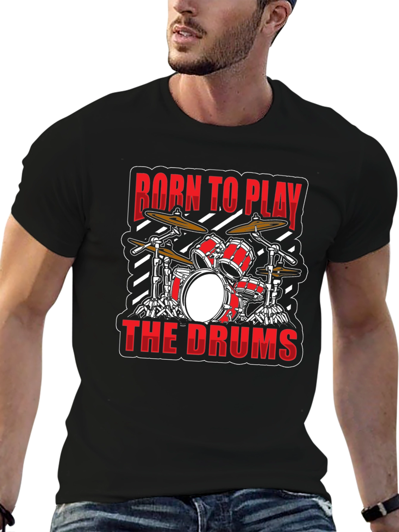 Born to Play the Drums Graphic Tee