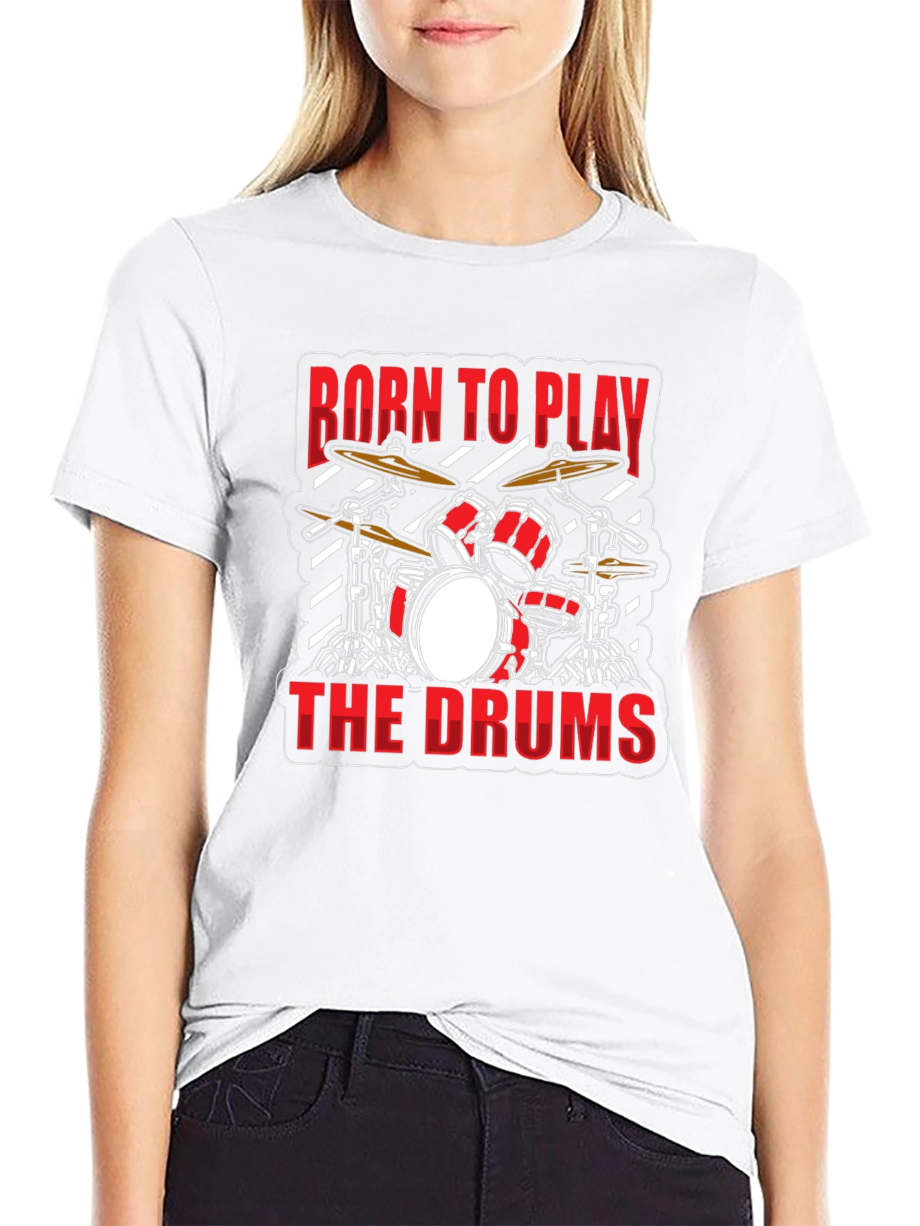 Born to Play the Drums Graphic Tee