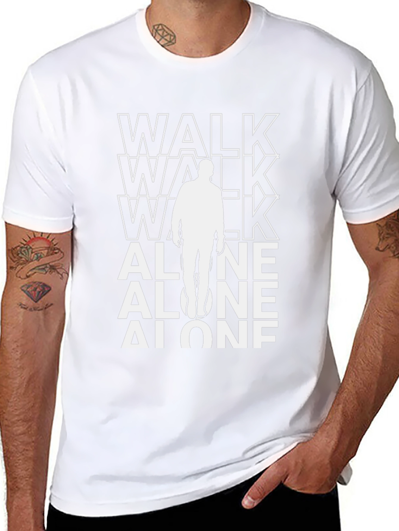 Walk Alone Graphic T-Shirt