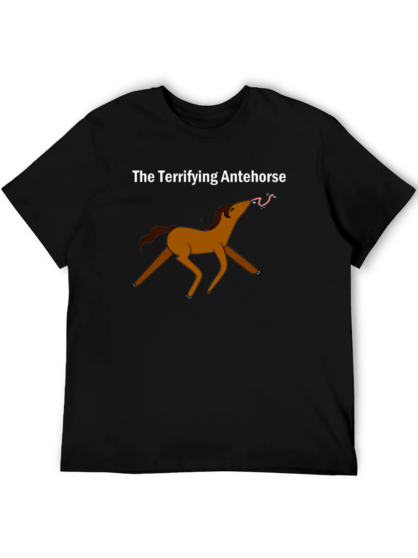 Terrifying Antehorse Black T-Shirt
