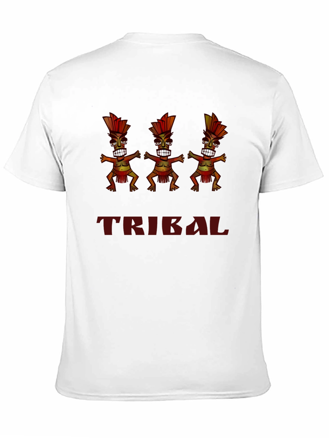 Tribal Totem Graphic T-Shirt - Black