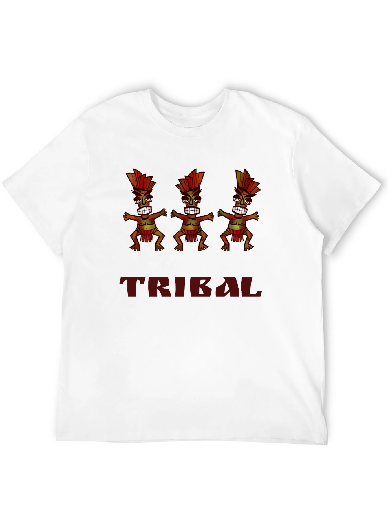 Tribal Totem Graphic T-Shirt - Black