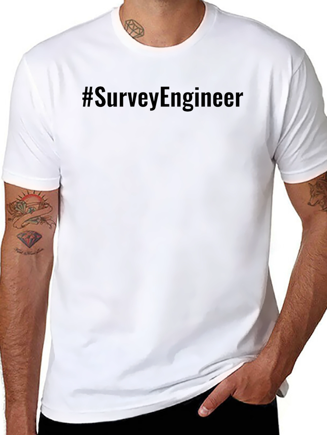 Survey Engineer Crew Neck T-Shirt