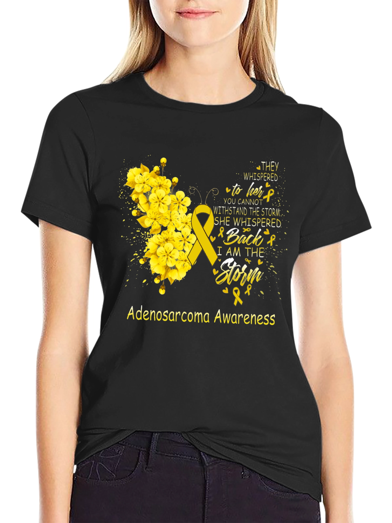 Adenosarcoma Awareness T-Shirt - I Am The Storm