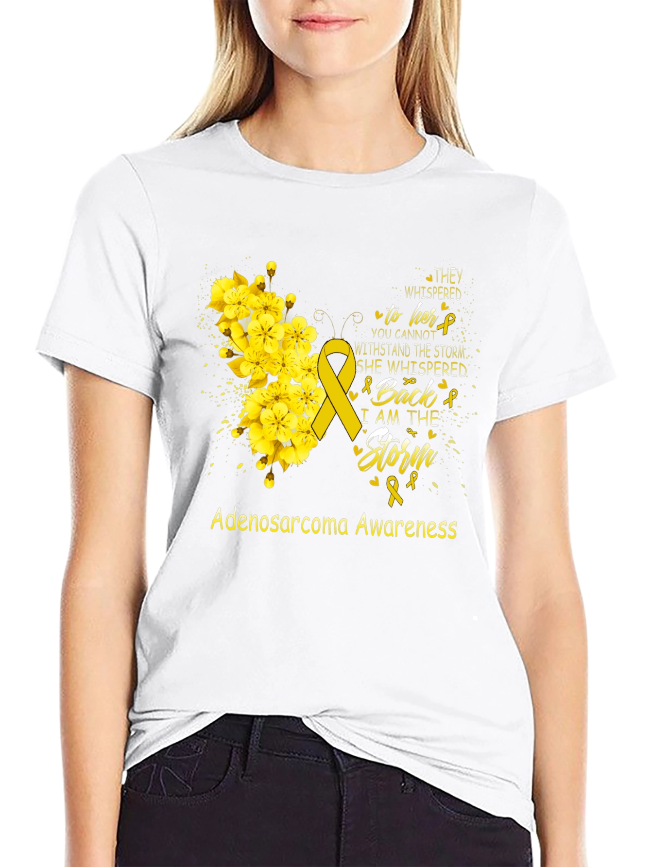 Adenosarcoma Awareness T-Shirt - I Am The Storm