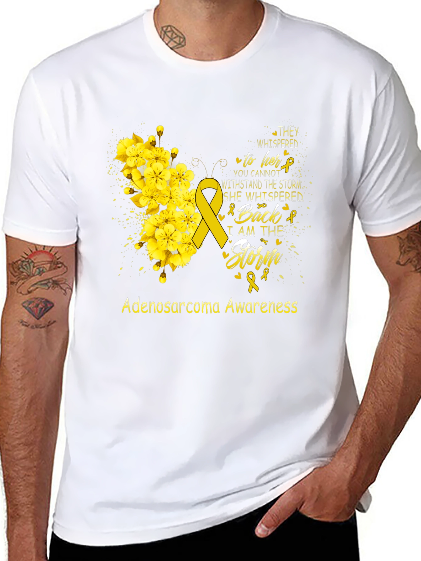 Adenosarcoma Awareness T-Shirt - I Am The Storm