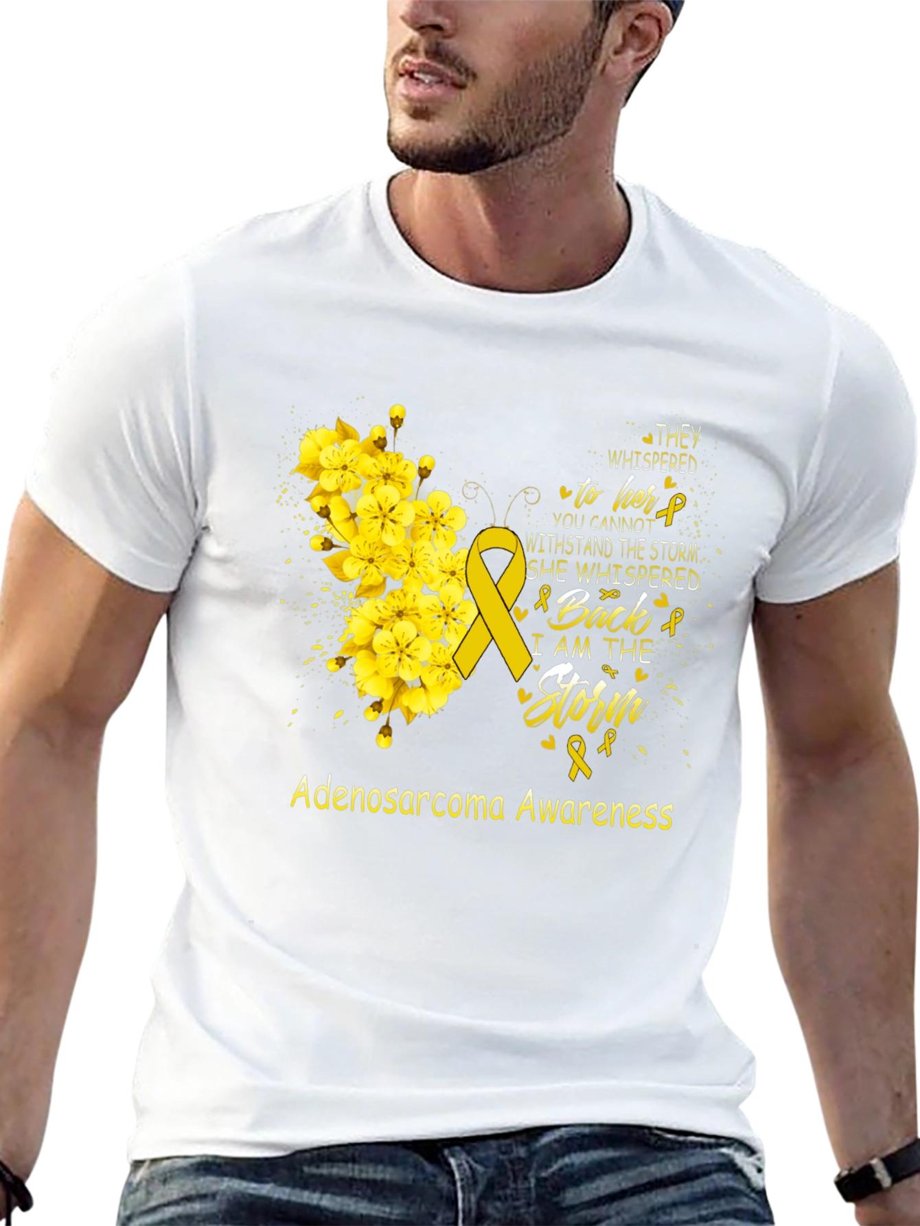 Adenosarcoma Awareness T-Shirt - I Am The Storm